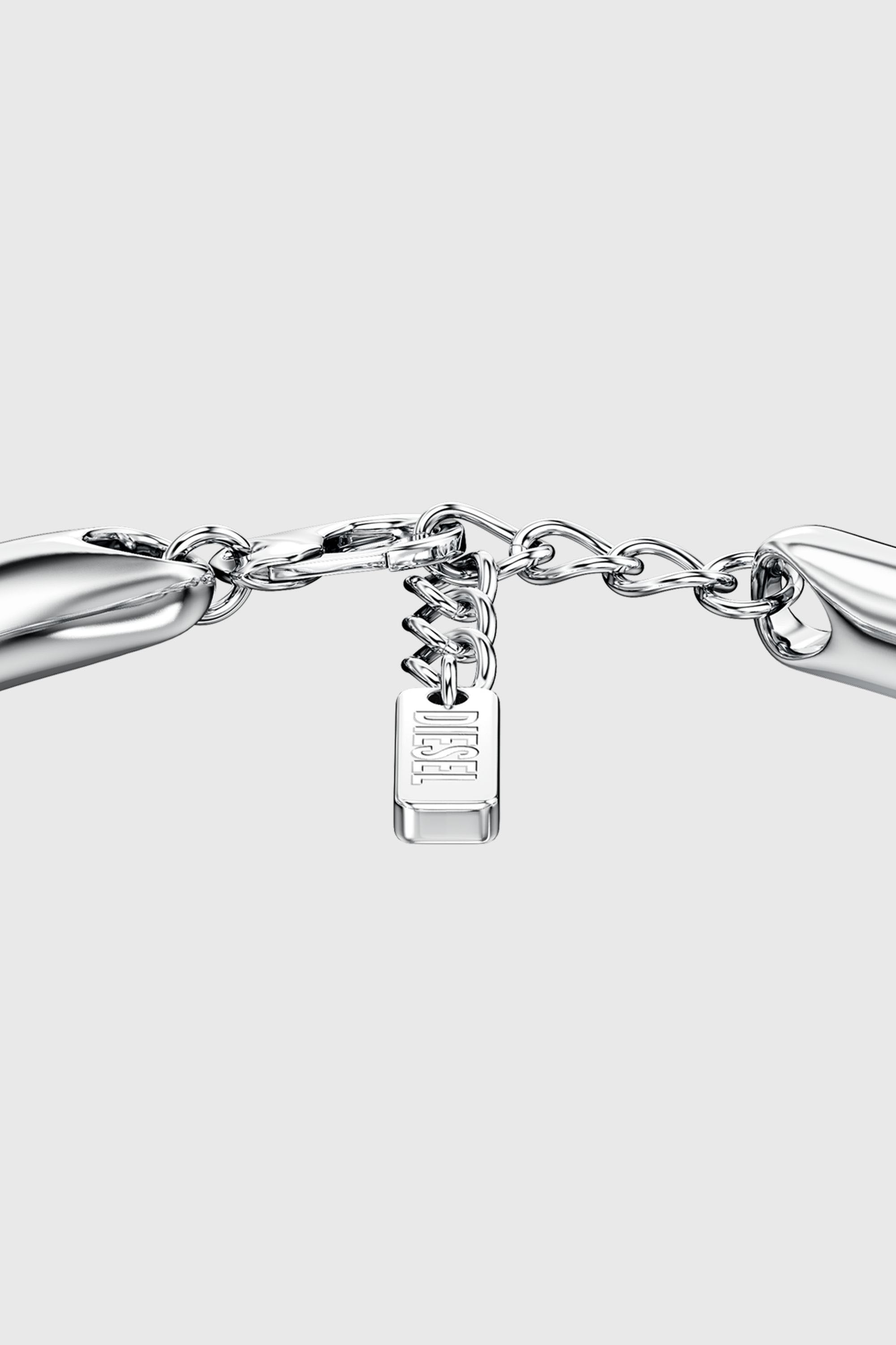 Diesel - DX1696040 JEWELLERY, Unisex Armband aus Edelstahl in Silber - 2