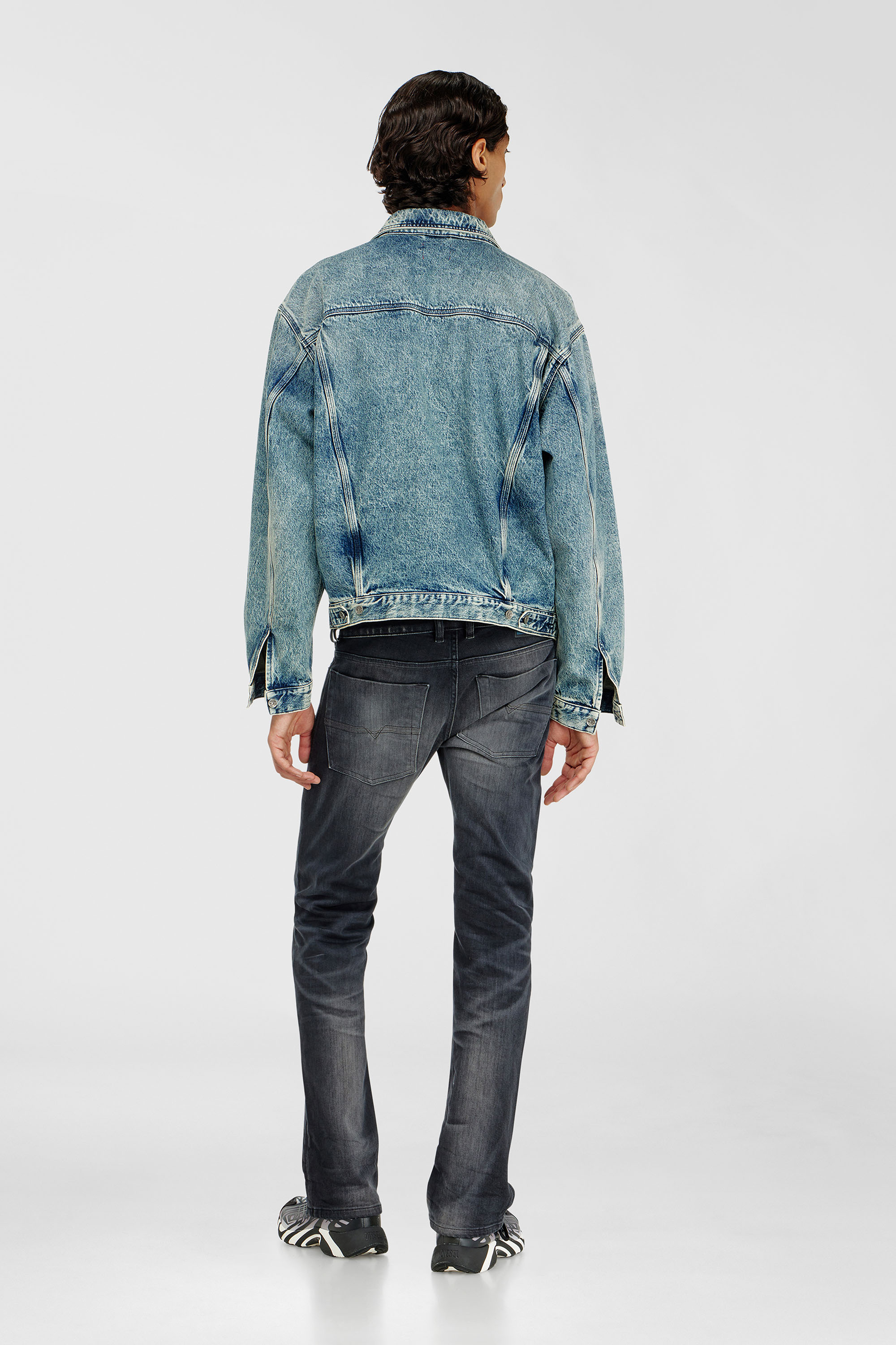 Diesel - Herren Bootcut Jeans 2007 Zatiny 09P38, Schwarz/Dunkelgrau - 3