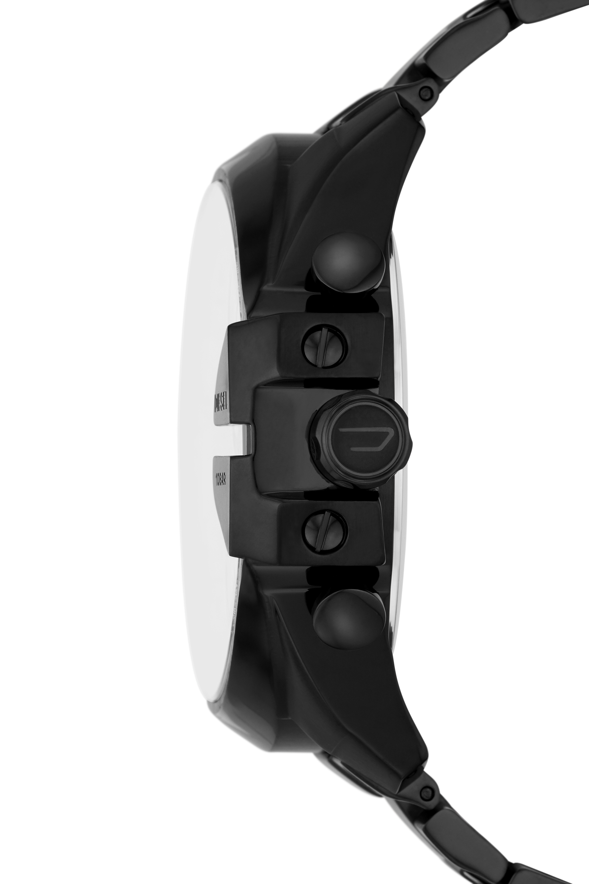 Diesel - DZ4582, Man's Mega Chief Chronograph Stainless Steel Watch in Black - 3