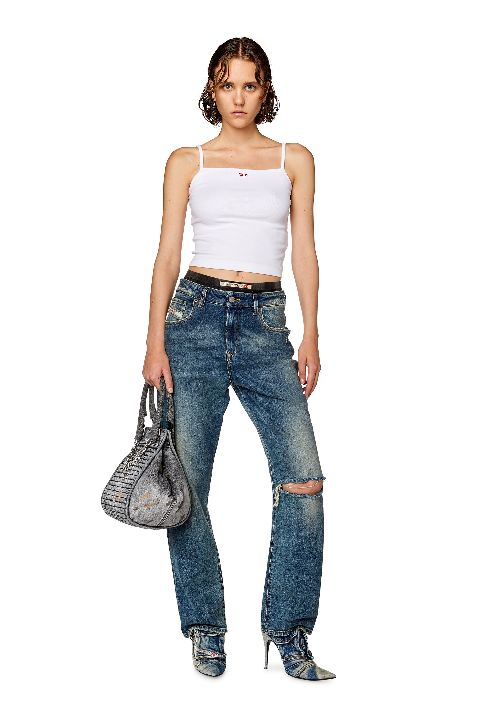 Diesel - Straight Jeans 1999 D-Reggy 007M5, Dunkelblau - Image 4