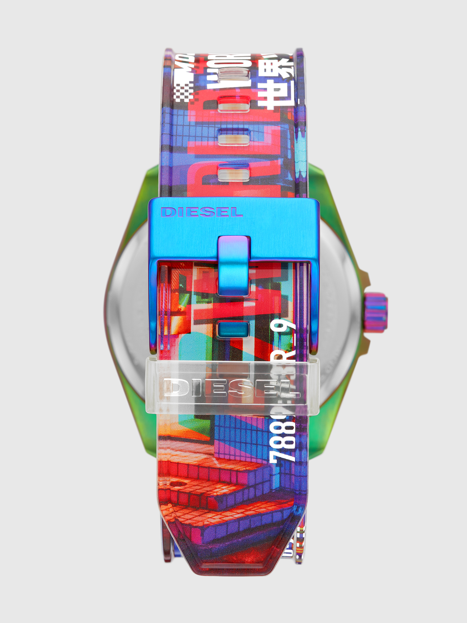 Diesel - DZ1942, Unisex MS9-Armbanduhr mit Drei-Zeiger-Datumsuhrwerk Mad Dog Jones in Bunt - 2