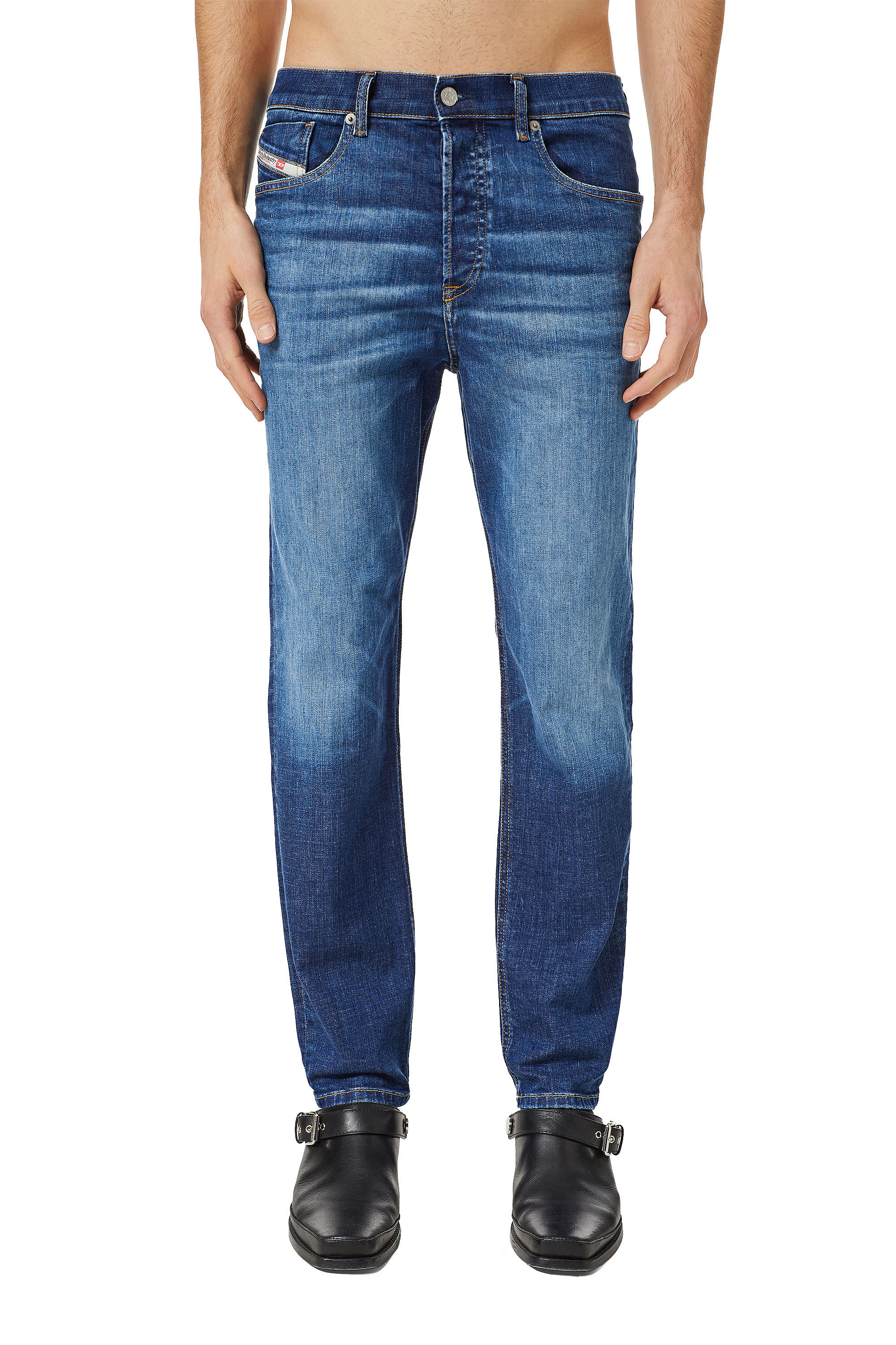 2005 D-FINING 09C72 Tapered Jeans, Mittelblau - Jeans