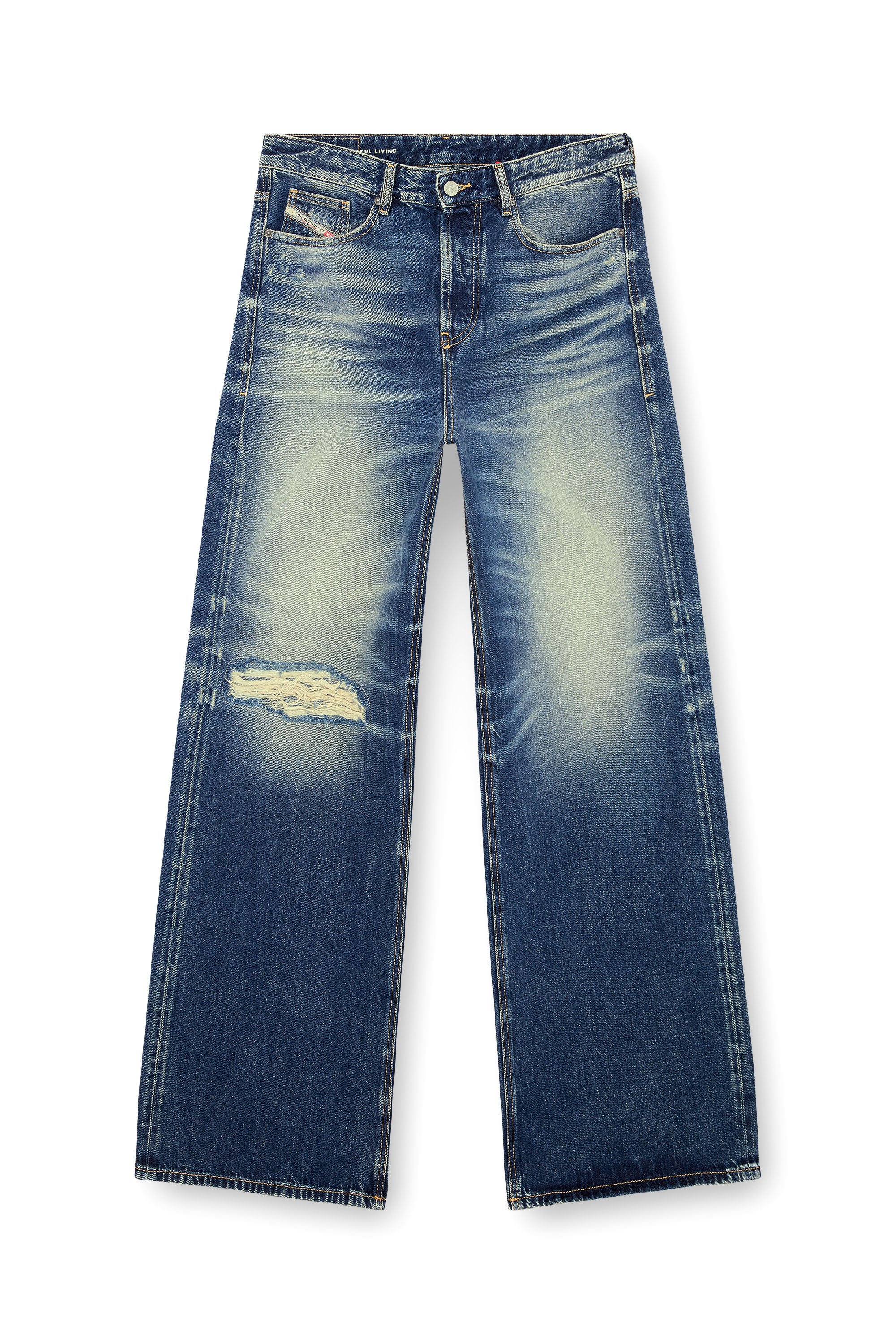 Relaxed Jeans D-Rise 09J95, Dunkelblau Diesel - Herren Relaxed Jeans D-Rise 09J95, Dunkelblau - 2