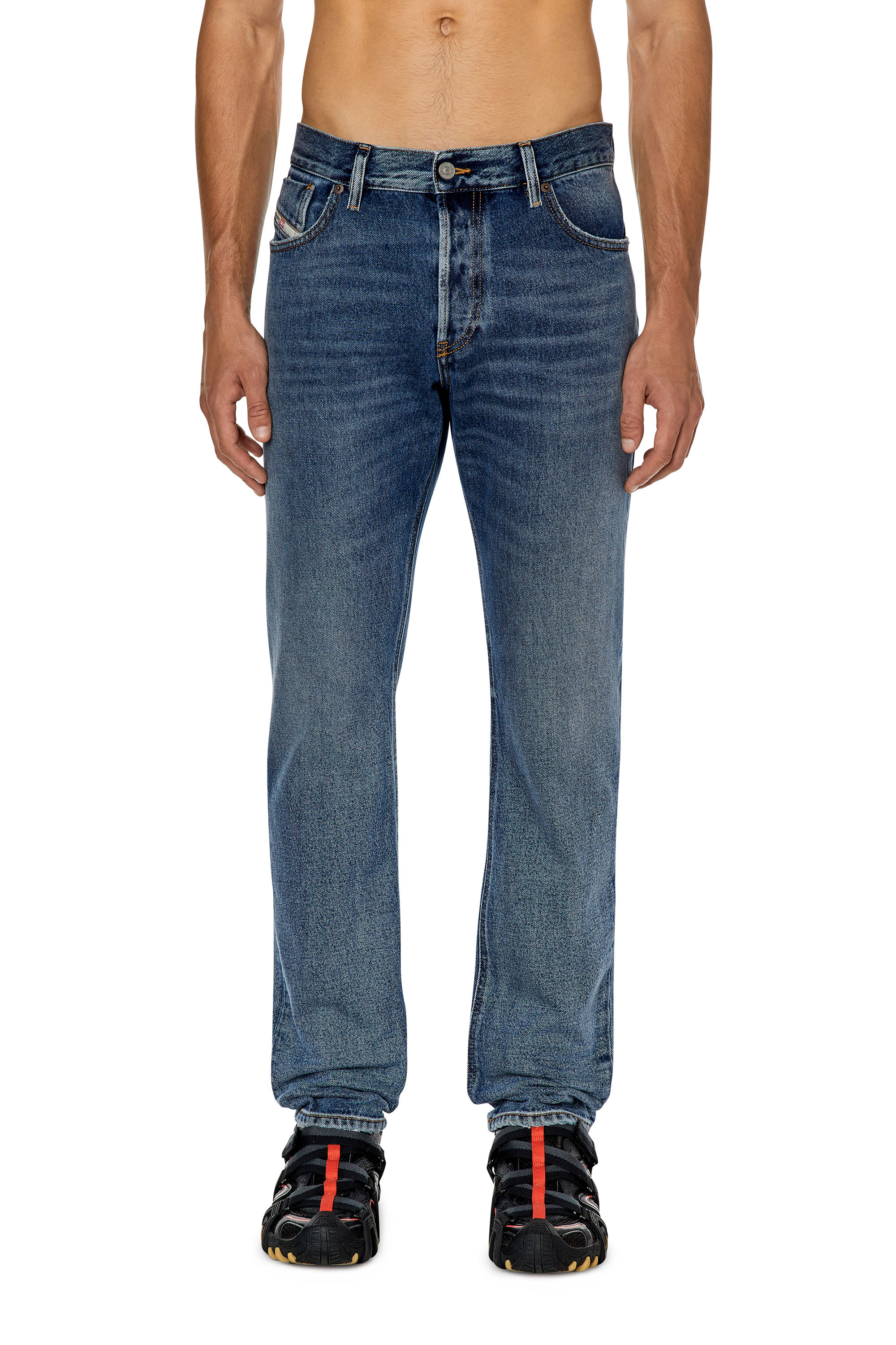 Diesel - 1995 D-Sark 09E68 Straight Jeans, Mittelblau - Image 1