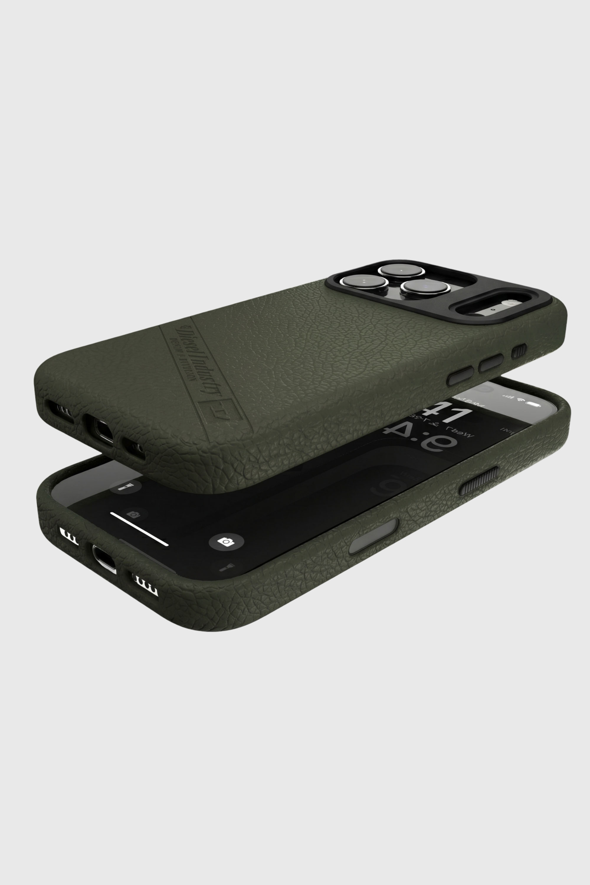 Diesel - 60647 MOULDED CASE, Unisex Flag D H&uuml;lle mit MagSafe f&uuml;r iPhone 17 Pro in Dunkelgr&uuml;n - 5