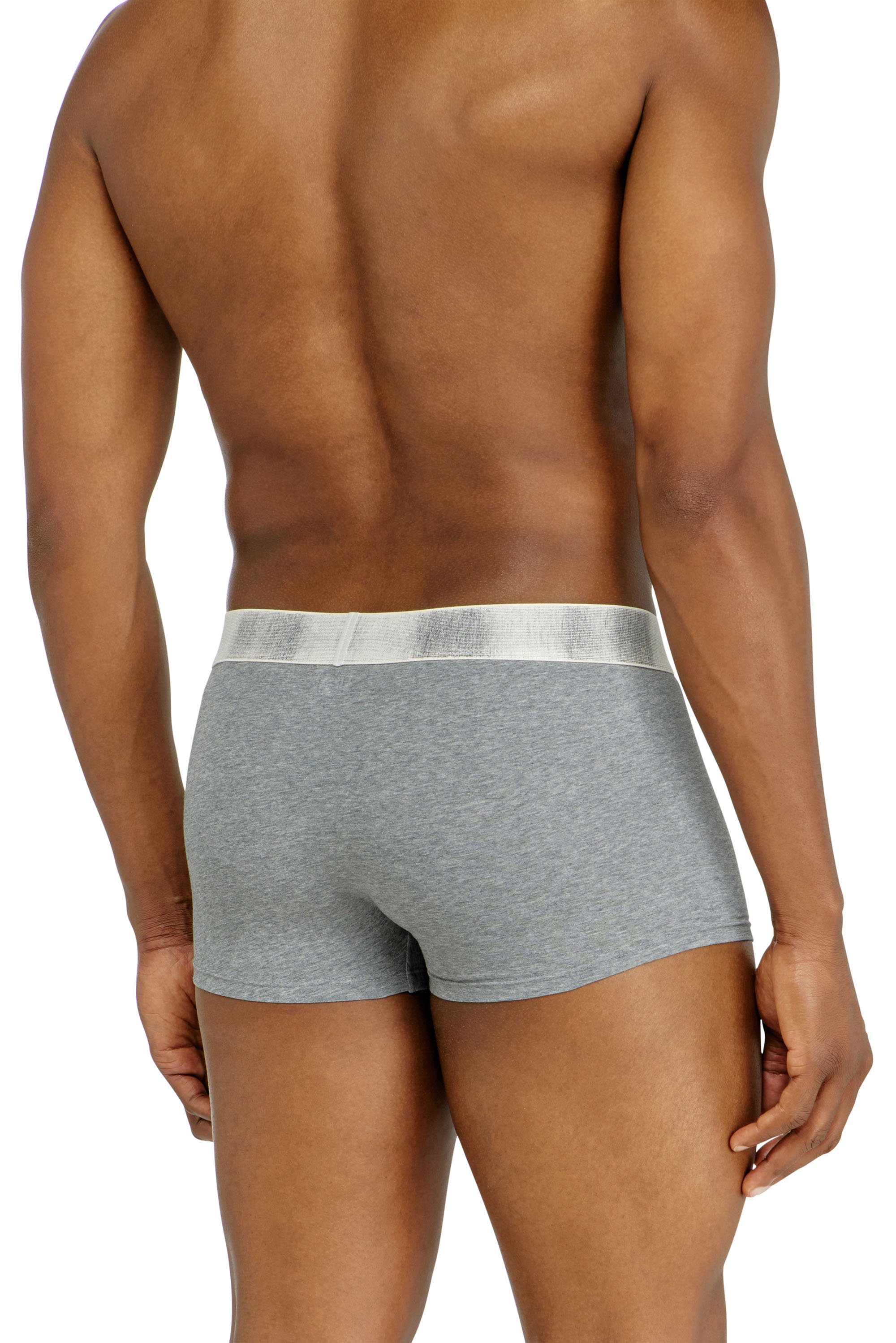 Diesel - DAMIEN-DNM-3PACK, Herren Boxershorts aus Stretch-Baumwolle mit Satinbund im Dreierpack in Bunt/Grau - 4