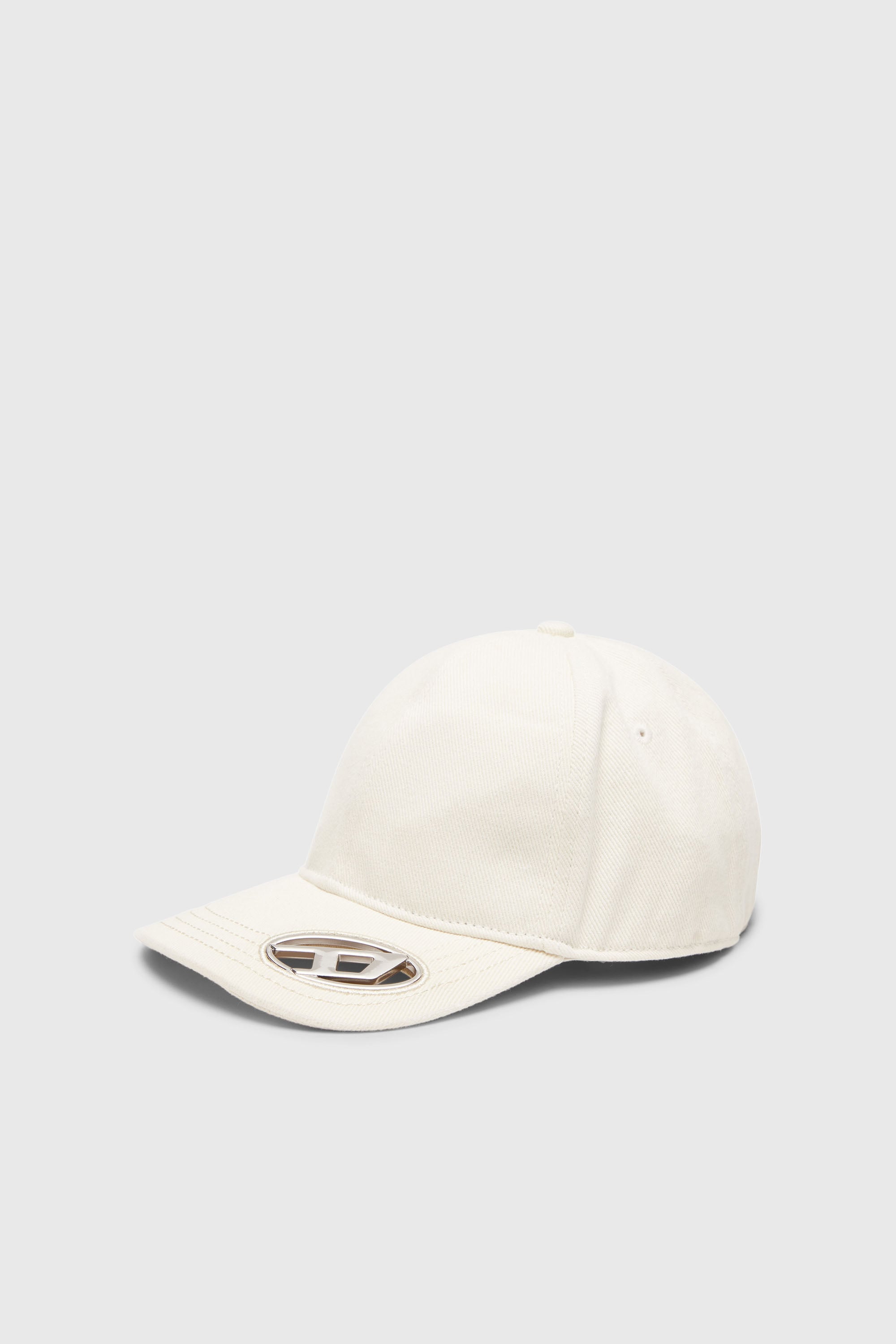 Diesel - C-PLAK, Herren Basecap mit Oval D-Plakette in Wei&szlig; - 1