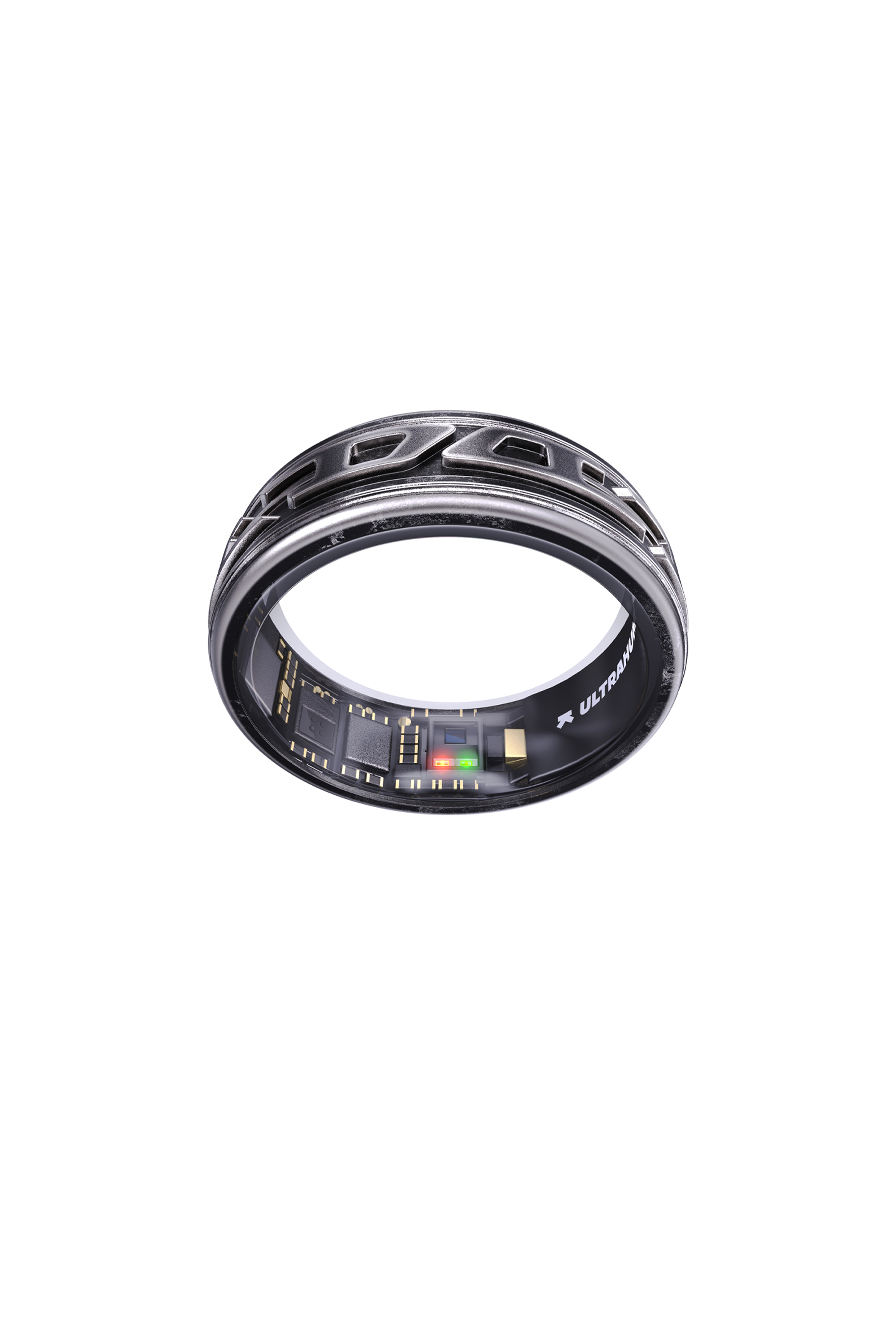 Diesel - SMART RING PHANTOM BLACK- UHRA-DD, Unisex Smart-Ringe in abgenutztem Schwarz in Schwarz - 1