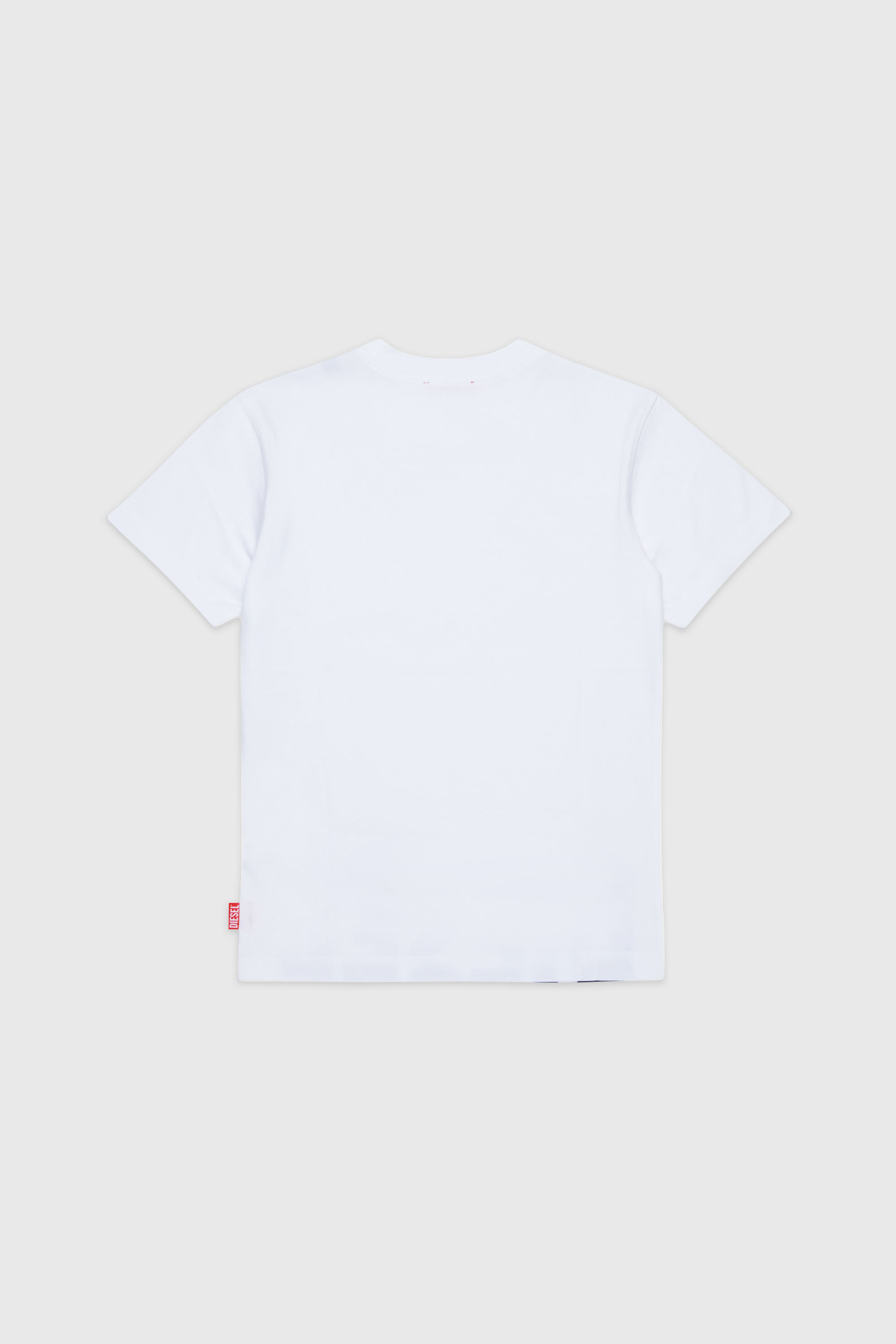 Diesel - TPRES, Herren T-Shirt mit abgeschnittenem Logo in Wei&szlig; - 2