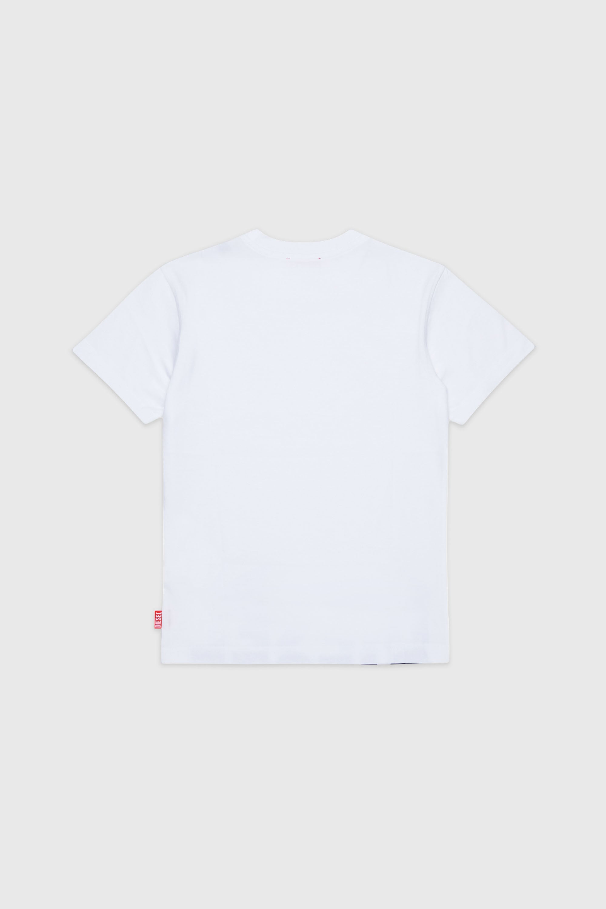 Diesel - TPRES, Herren T-Shirt mit abgeschnittenem Logo in Wei&szlig; - 2