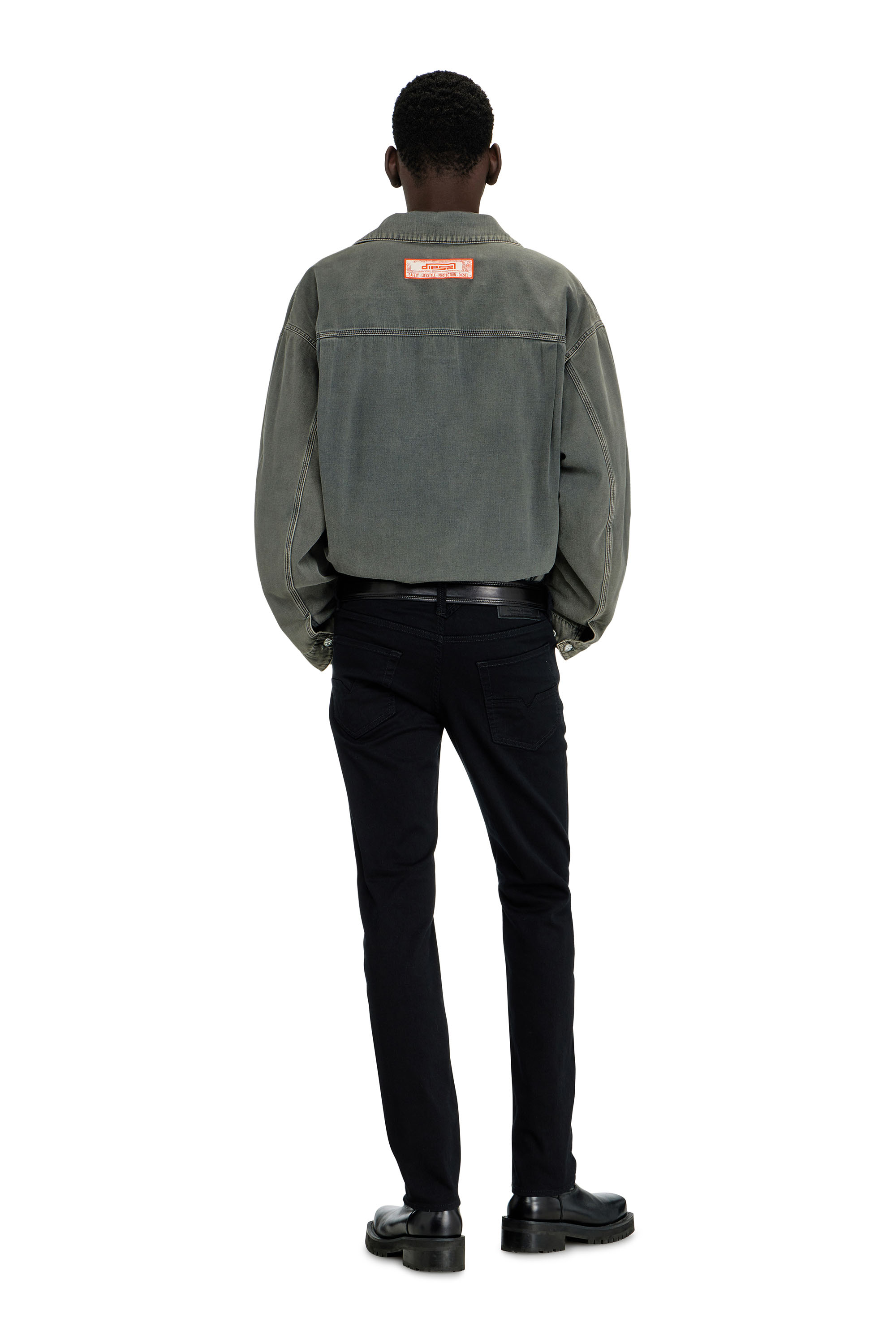 Diesel - Herren Regular Jeans 1986 Larkee-Beex 0688H, Schwarz/Dunkelgrau - 3