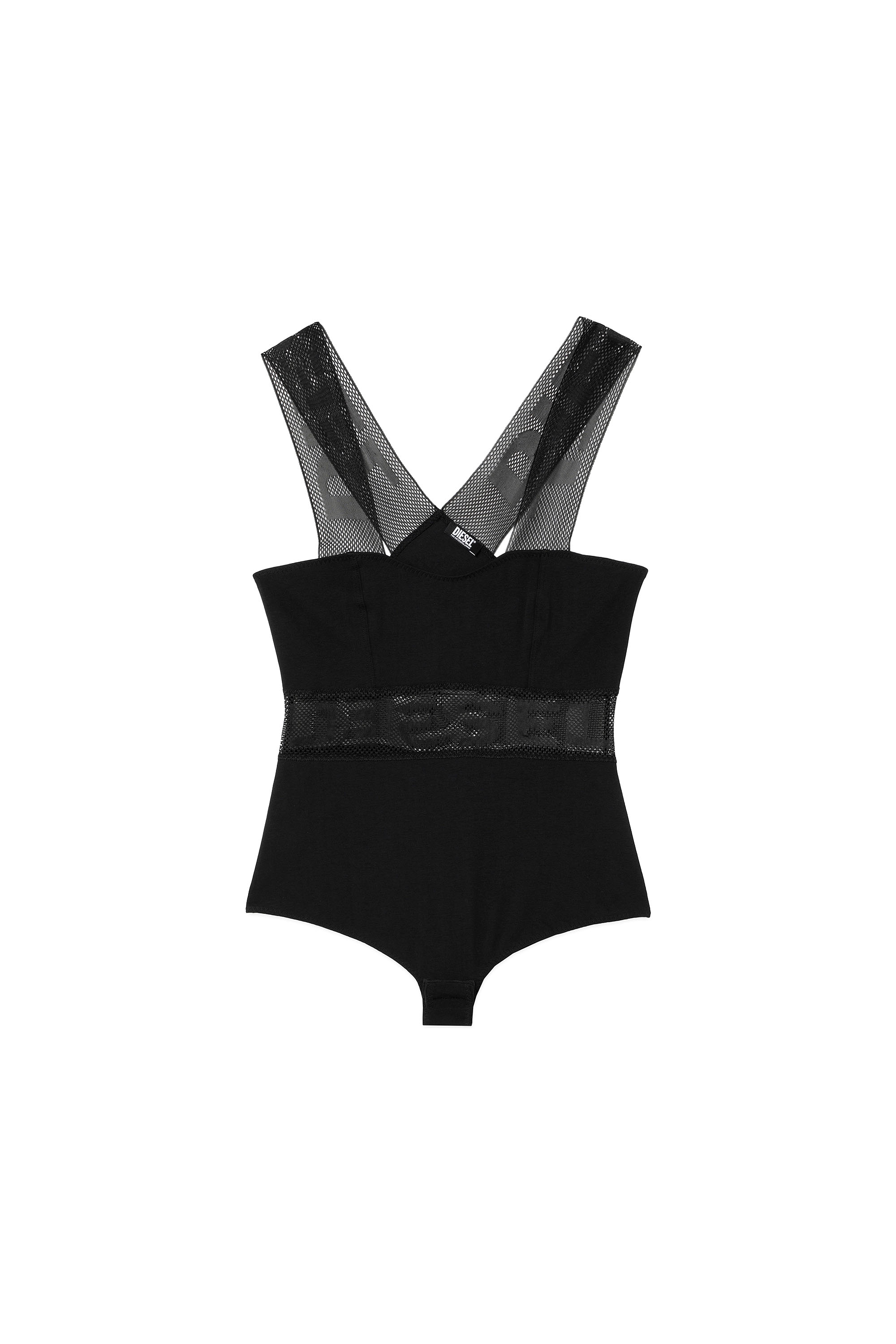 UFBY-BODYMESH, Schwarz - Bodys