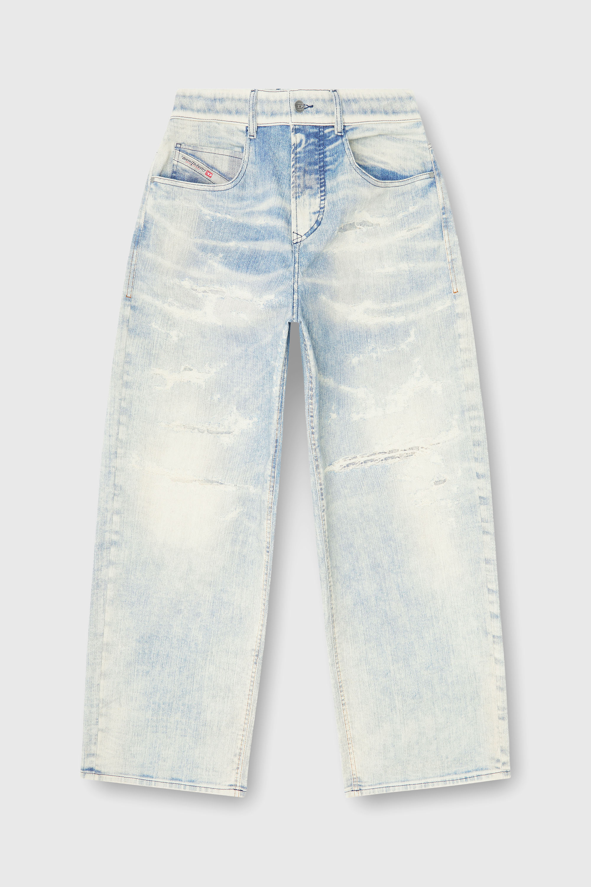 Diesel - Unisex Relaxed 2097 D-Enim-M Joggjeans&reg; 068XM, Hellblau - 2