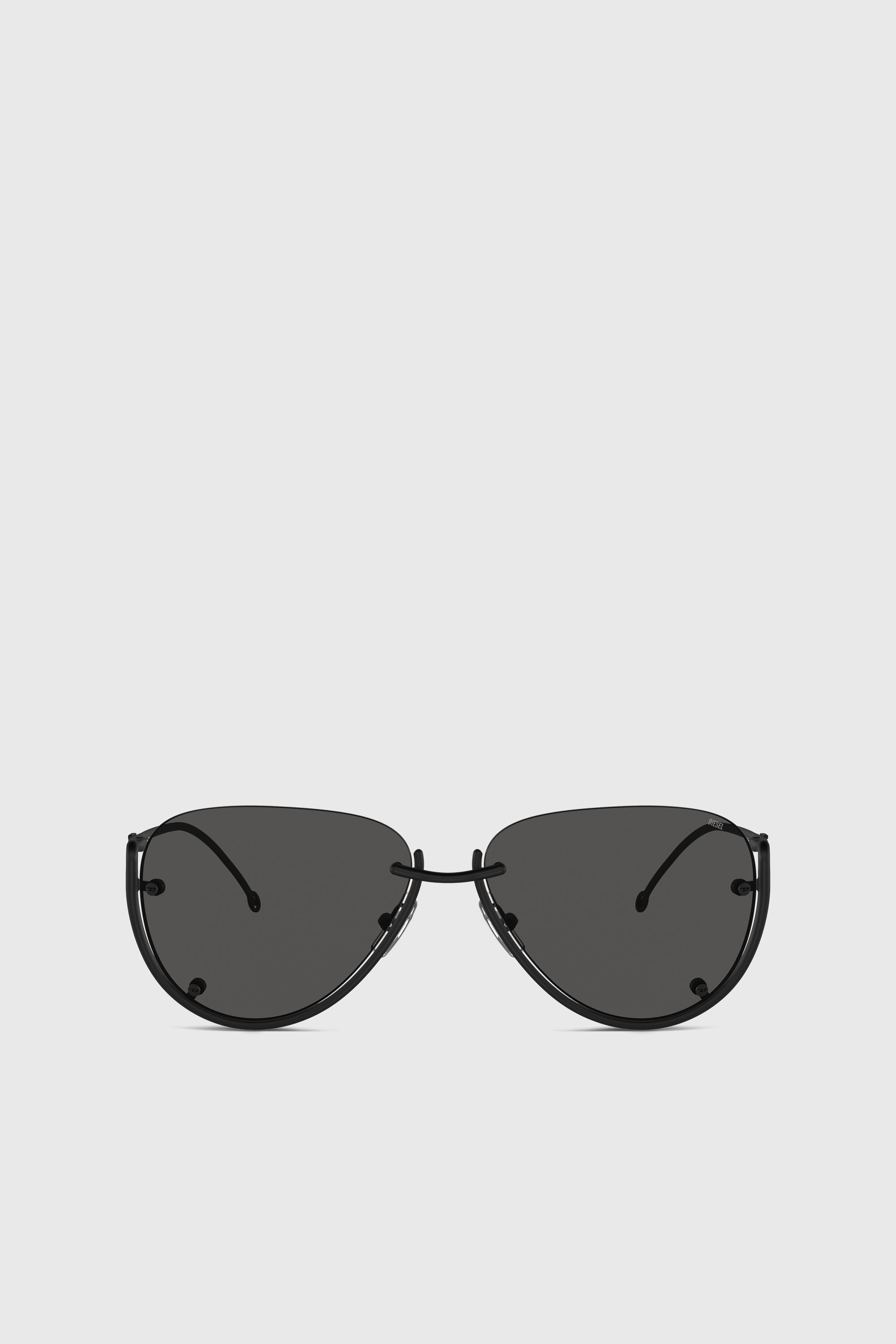 Diesel - 0DL1003, Unisex Brille in Pilotenform in Schwarz - 1