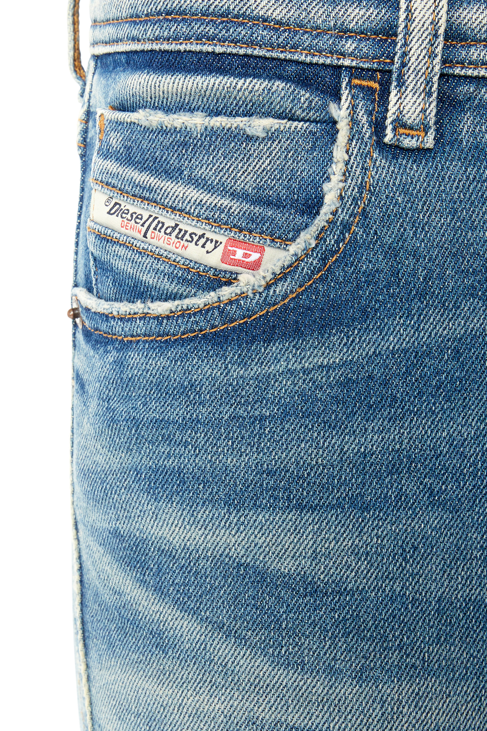 Diesel - Skinny Jeans 2015 Babhila 09E88, Mittelblau - Image 4