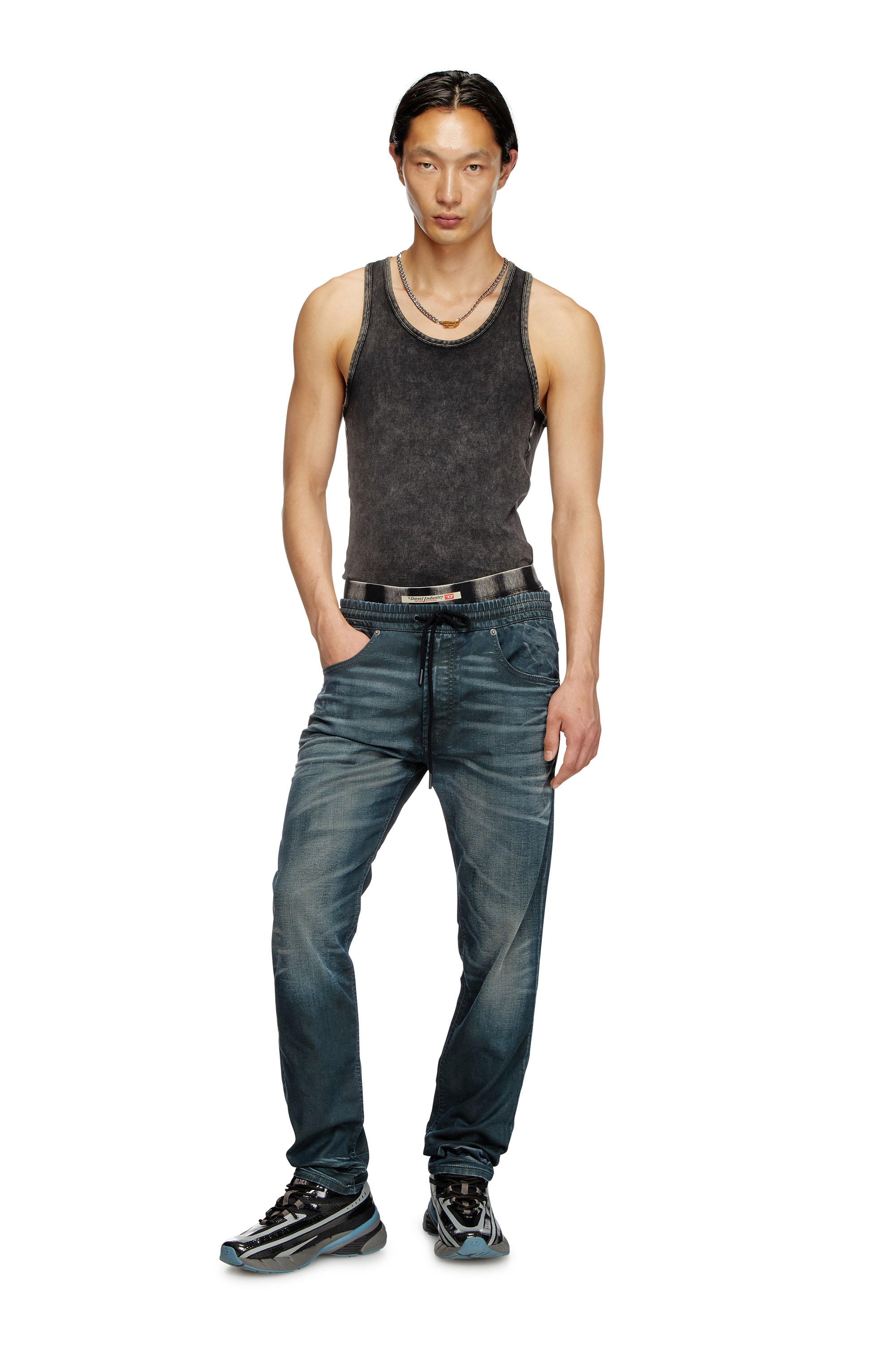 Diesel - Herren Regular 2030 D-Krooley Joggjeans® 068QK, Dunkelblau - 1