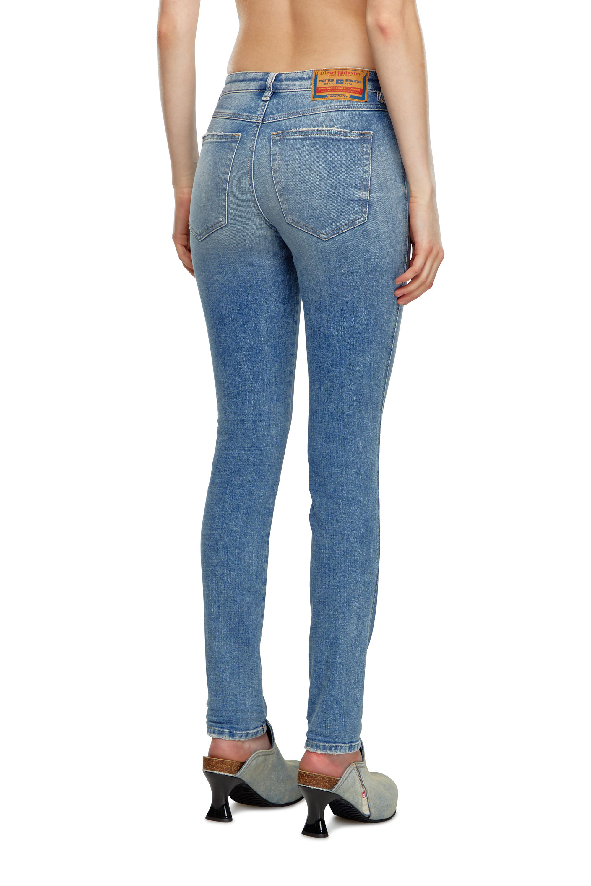 Diesel - Damen Skinny Jeans 2015 Babhila 09J21, Hellblau - 4