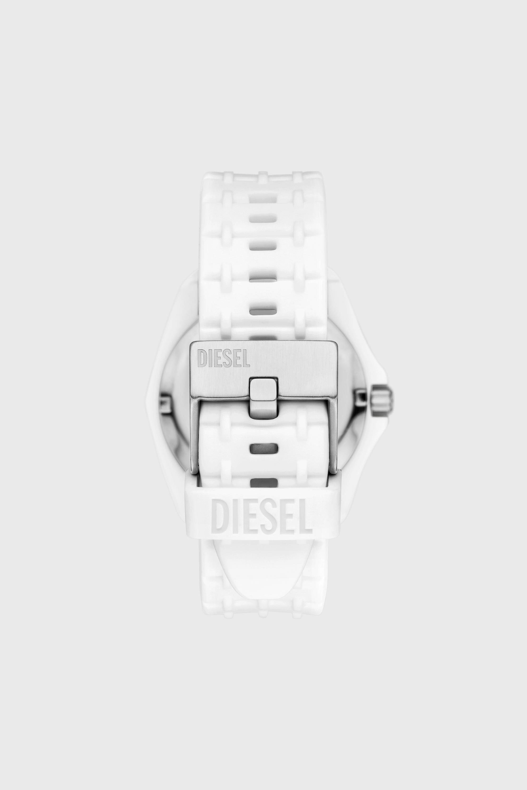 Diesel - DZ2244 WATCH, Herren Stinger Uhr aus wei&szlig;em Silikon in Wei&szlig; - 2