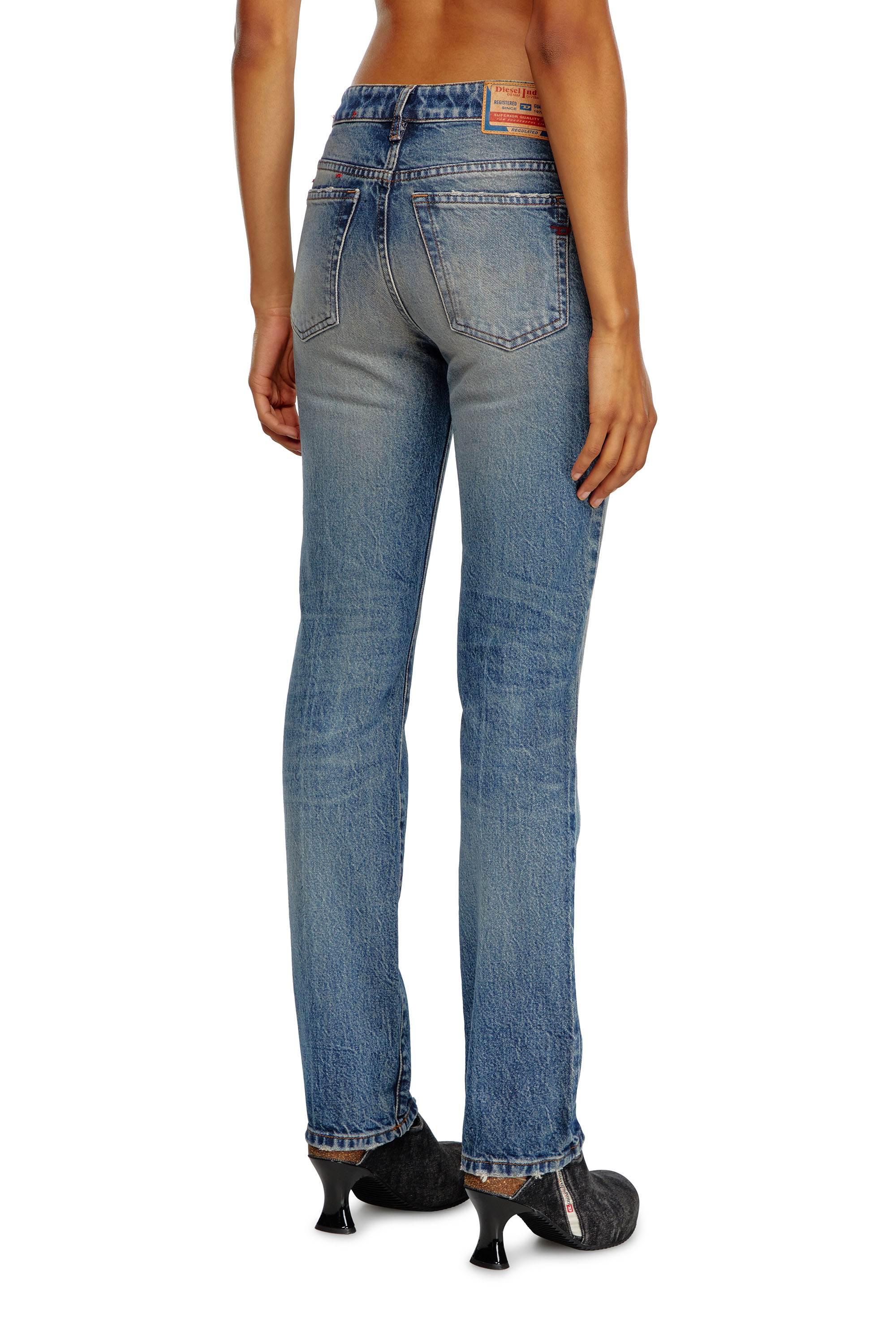 Diesel - Damen Regular Jeans 1989 D-Mine 0GRDH, Mittelblau - 4