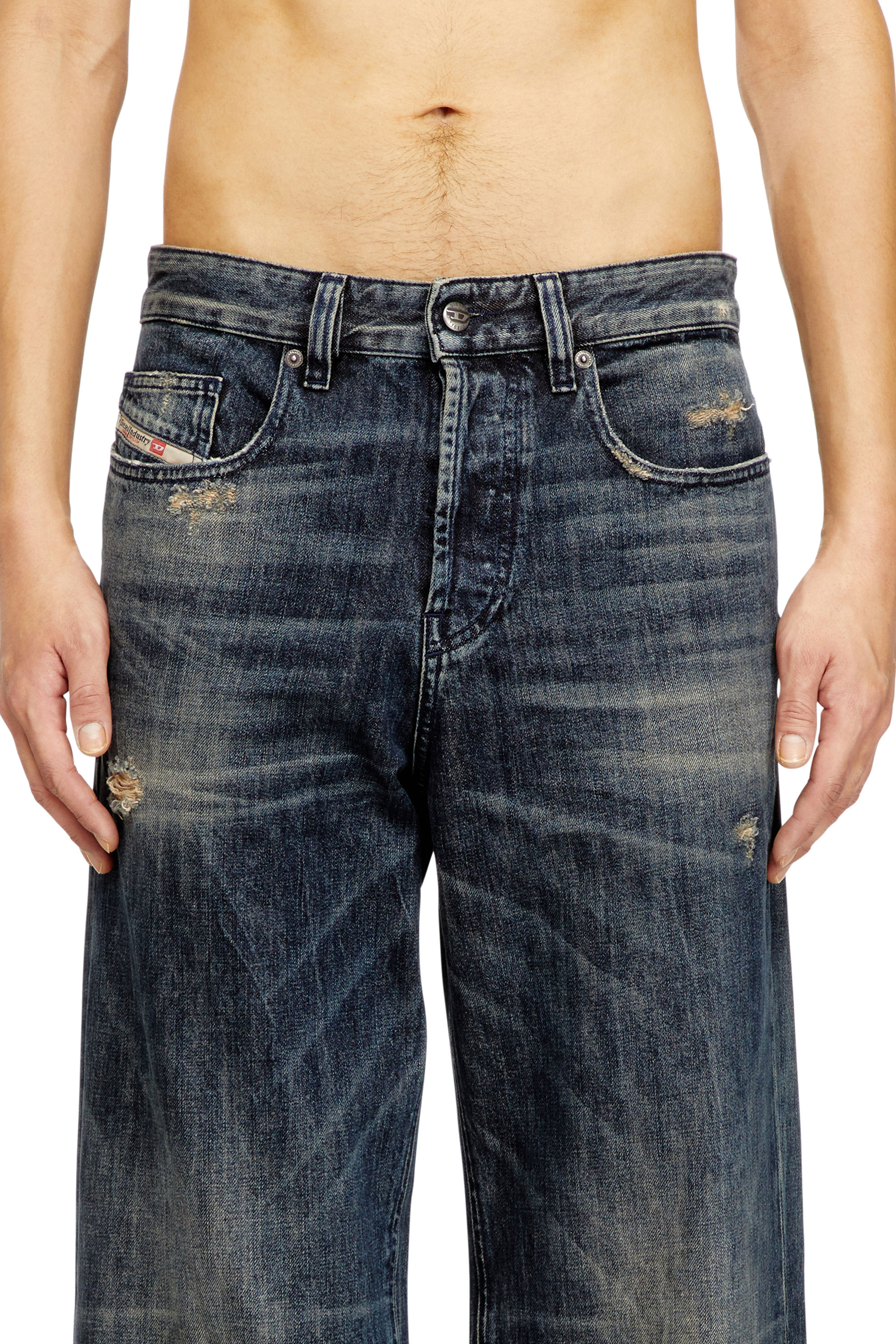 Diesel - Herren Relaxed Jeans 2001 D-Macro 0ADBZ, Dunkelblau - 4