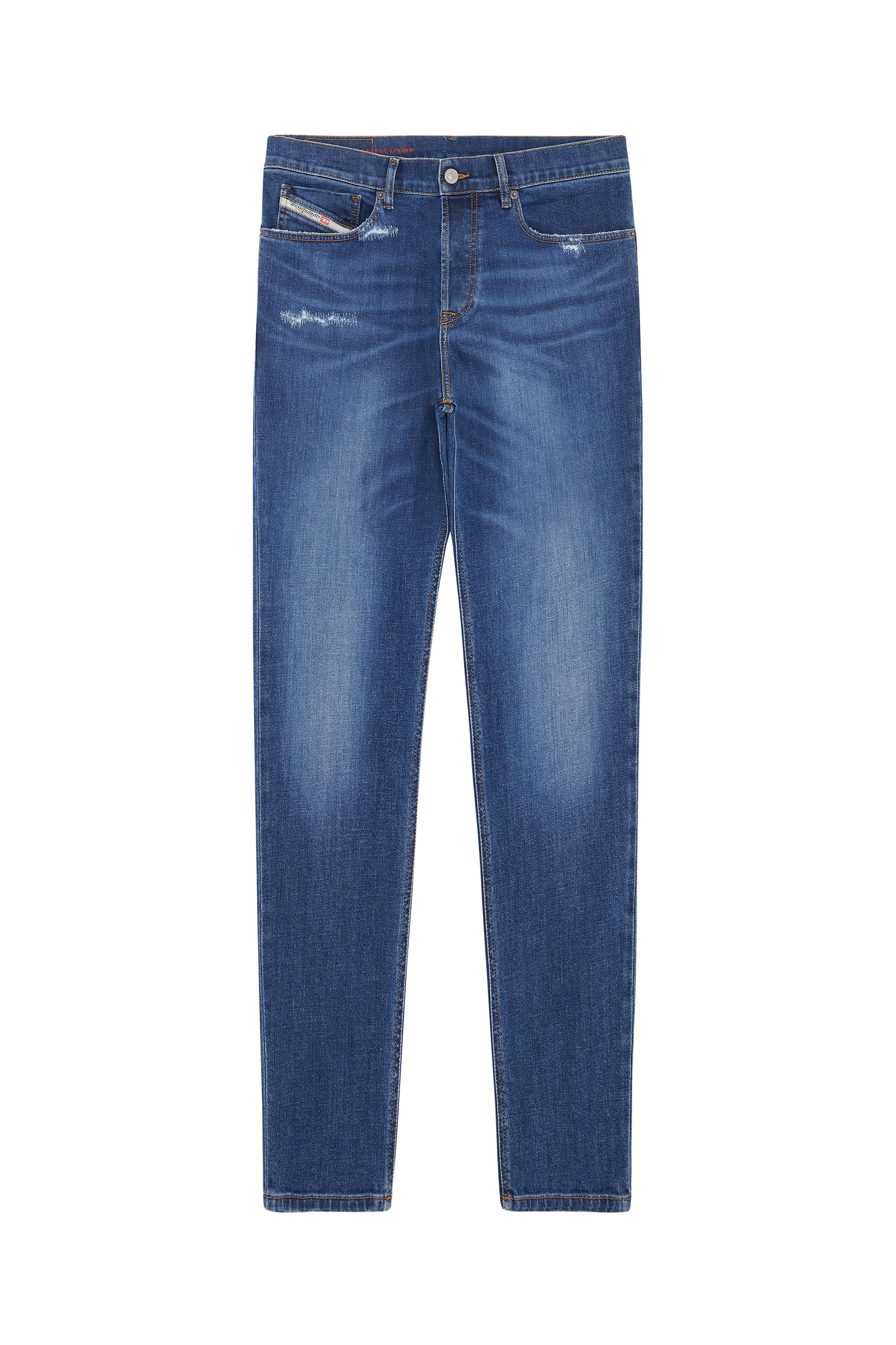 Diesel - 2005 D-Fining 09E07 Tapered Jeans, Mittelblau - Image 6