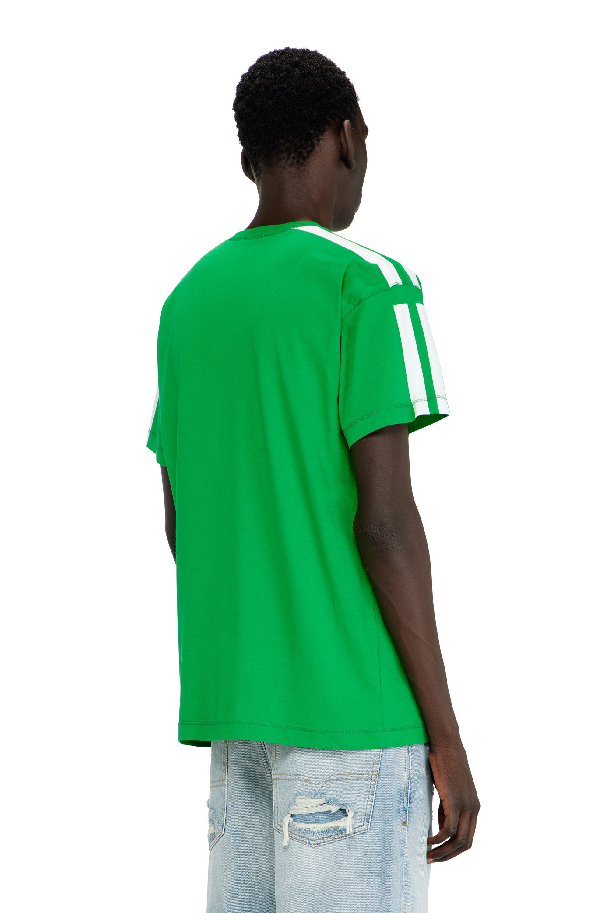 Diesel - T-NORM-V12, Herren T-Shirt aus Baumwolle mit kontrastierenden Grafikprints in null - 4