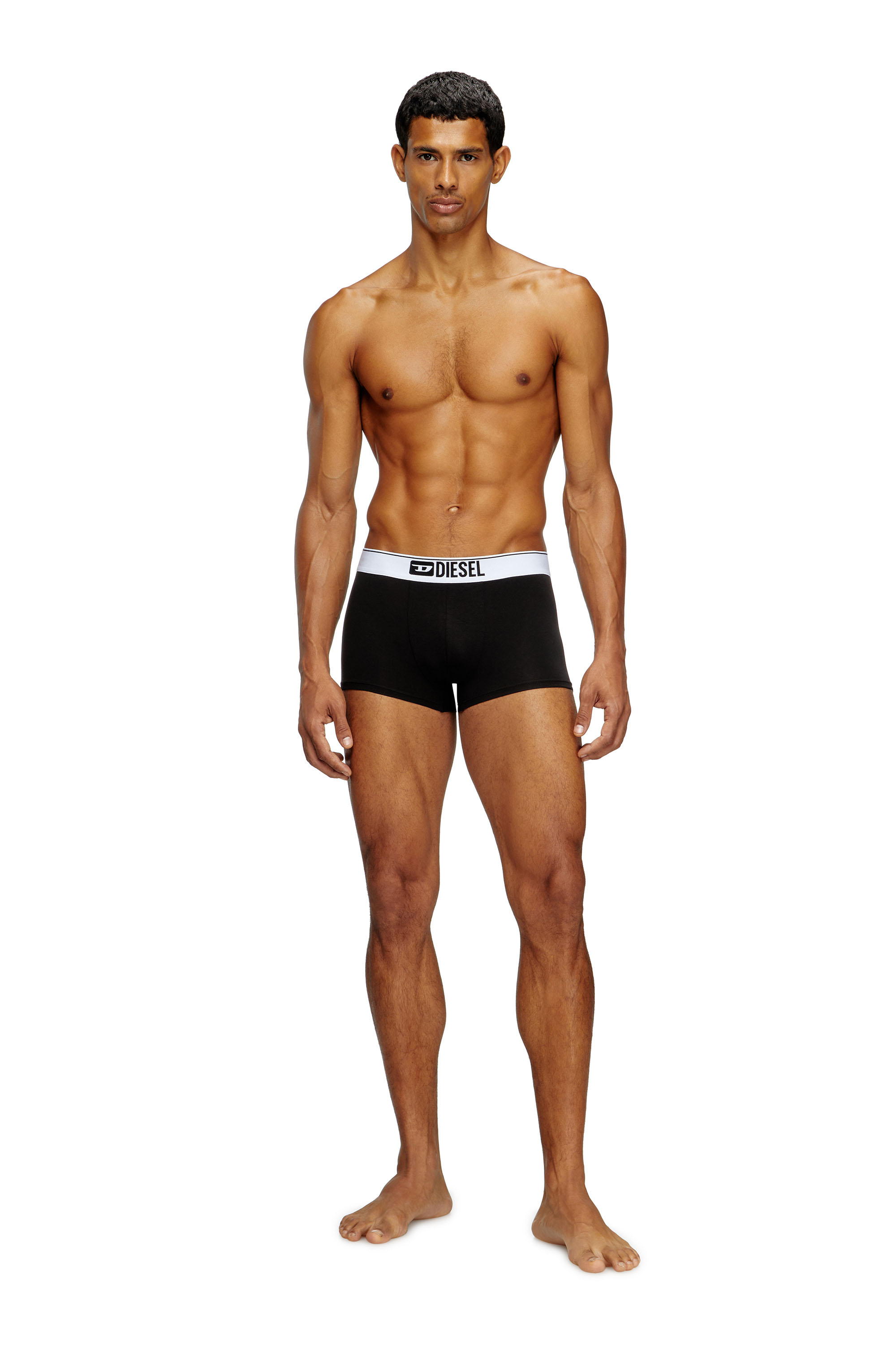 Diesel - UMBX-DAMIENTHREEPACK, Herren Einfarbige Retropants im Dreierpack in Schwarz/Weiss - 2