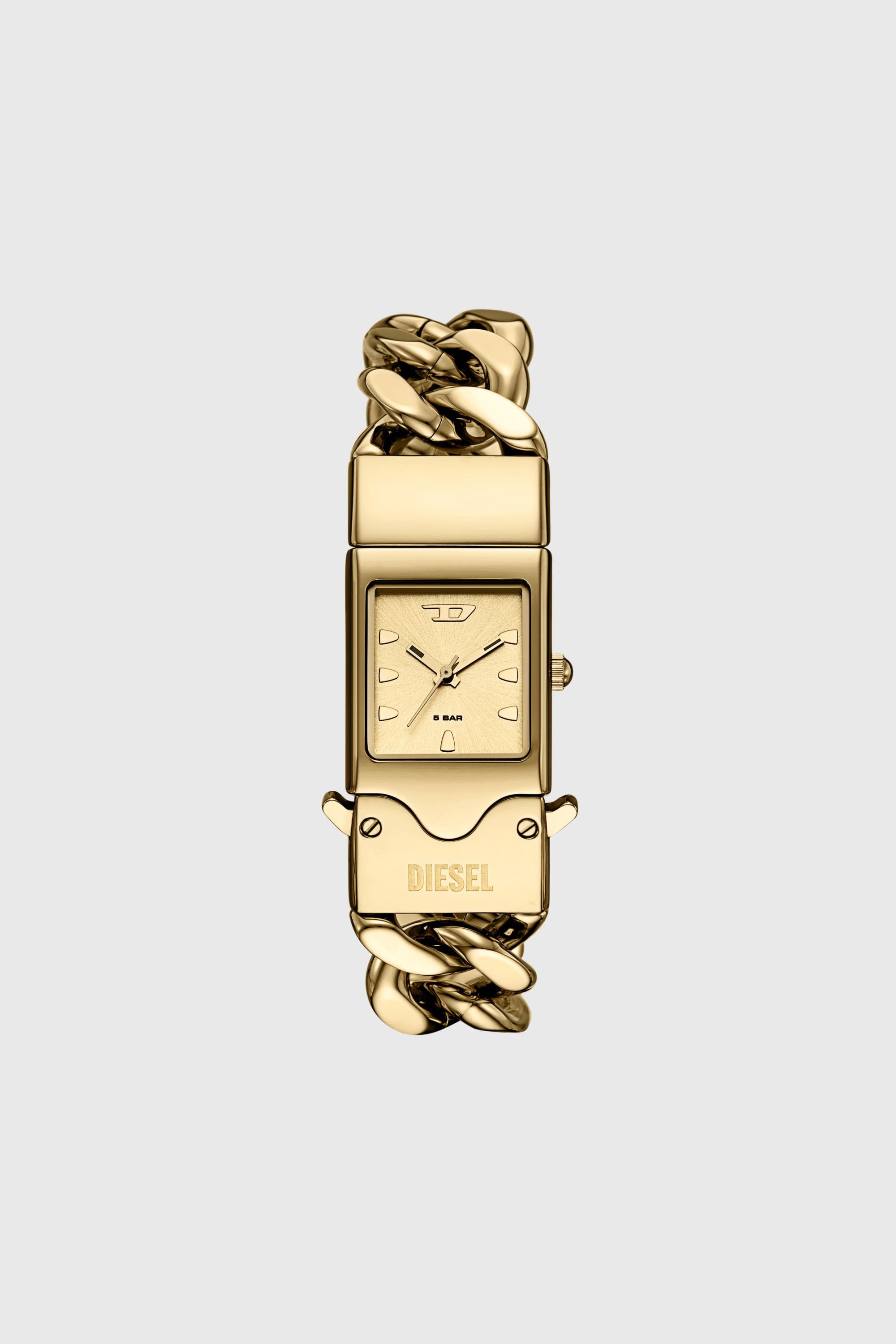 Diesel - DZ2235 WATCH, Herren Closer Drei aus goldfarbenem Edelstahl in Gold - 1