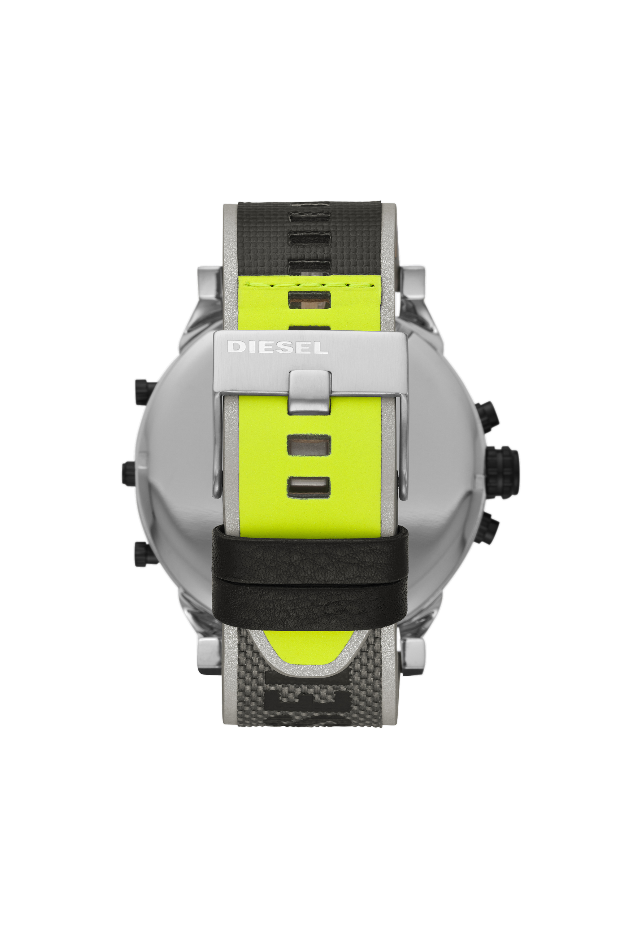 Diesel - DZ7429, Herren Mr. Daddy 2.0-Armbanduhr mit zwei Zeigern und schwarzem Nylonarmband in Grau - 2