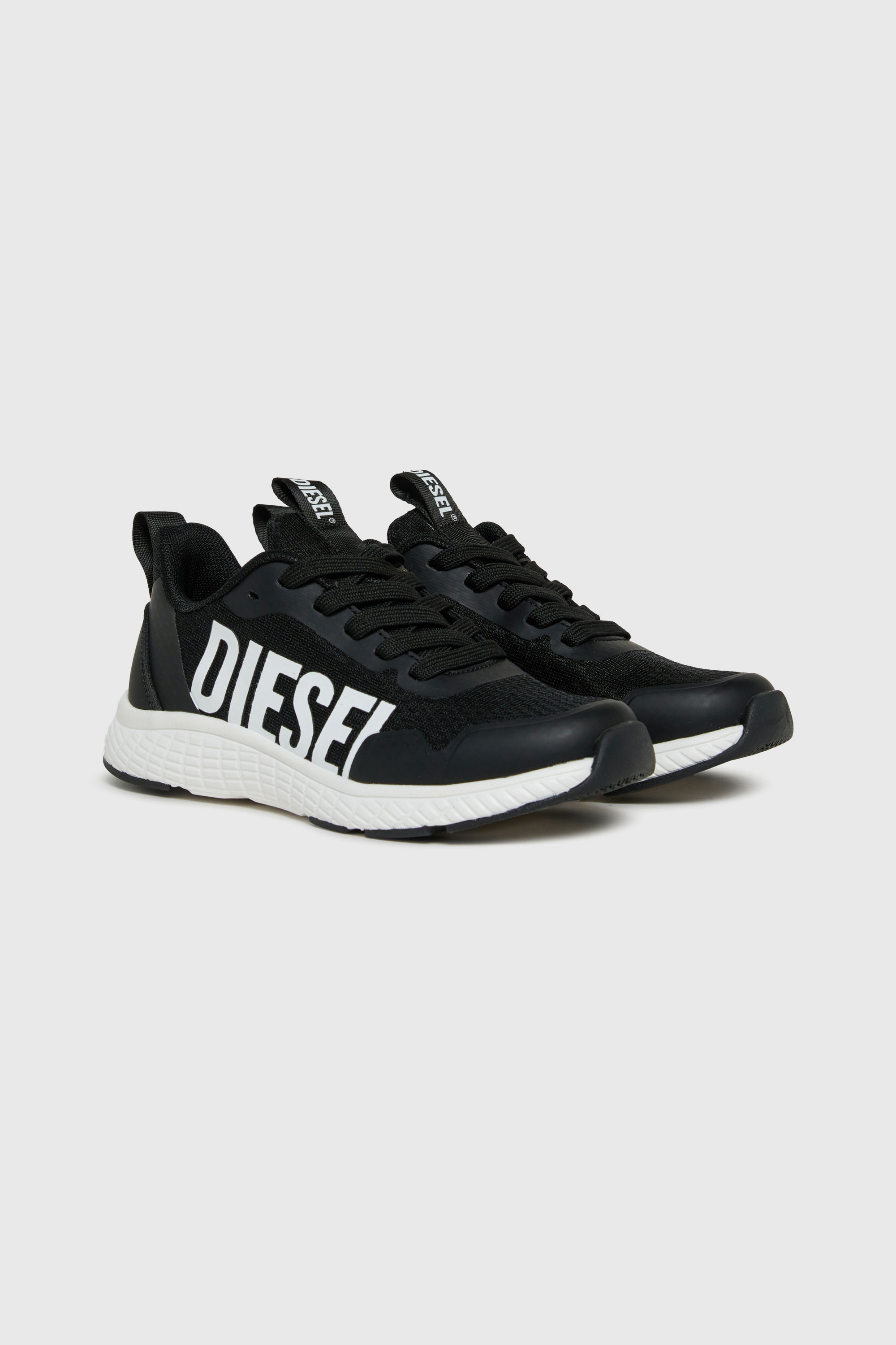 Diesel - S-RUNCOUT, Unisex S-Runcout - Sneakers mit maxi Diesel Logo in Schwarz - 2