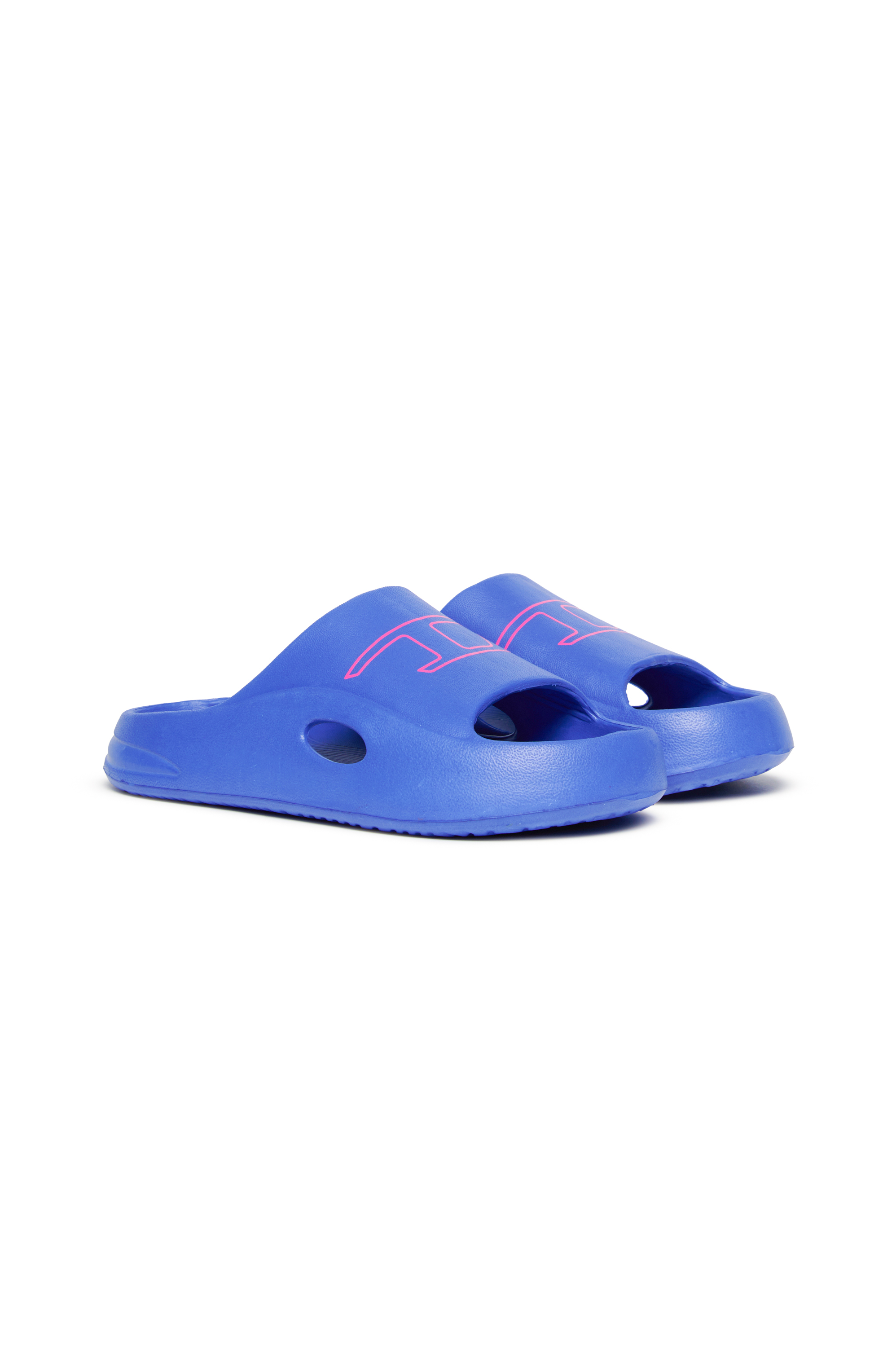 Diesel - SA-CHUNCKY D, Unisex Pool-Slides aus EVA mit Logo-Print in Blau - 2