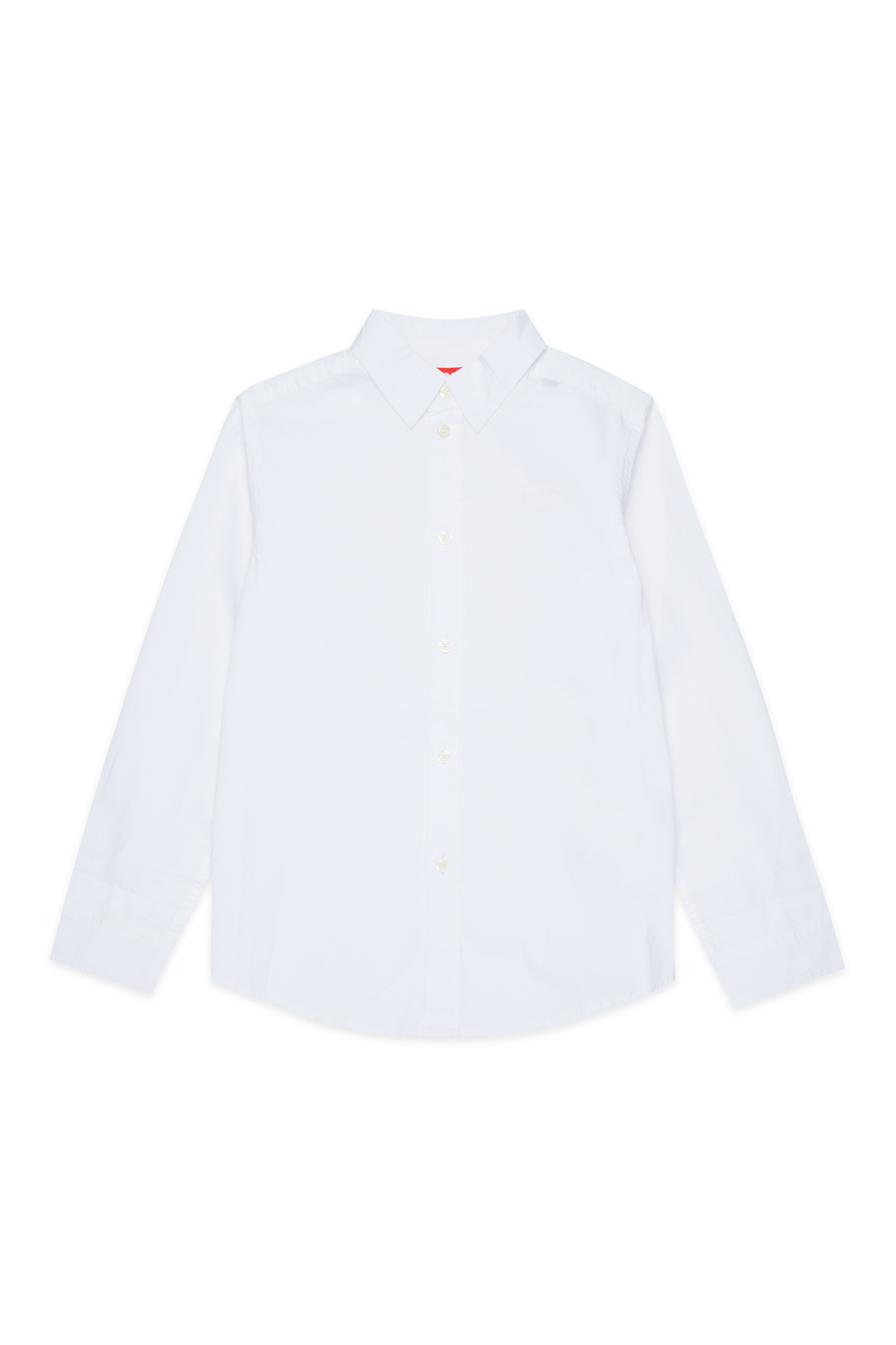 Diesel - CSTAN, Man's Cotton shirt in White - 1