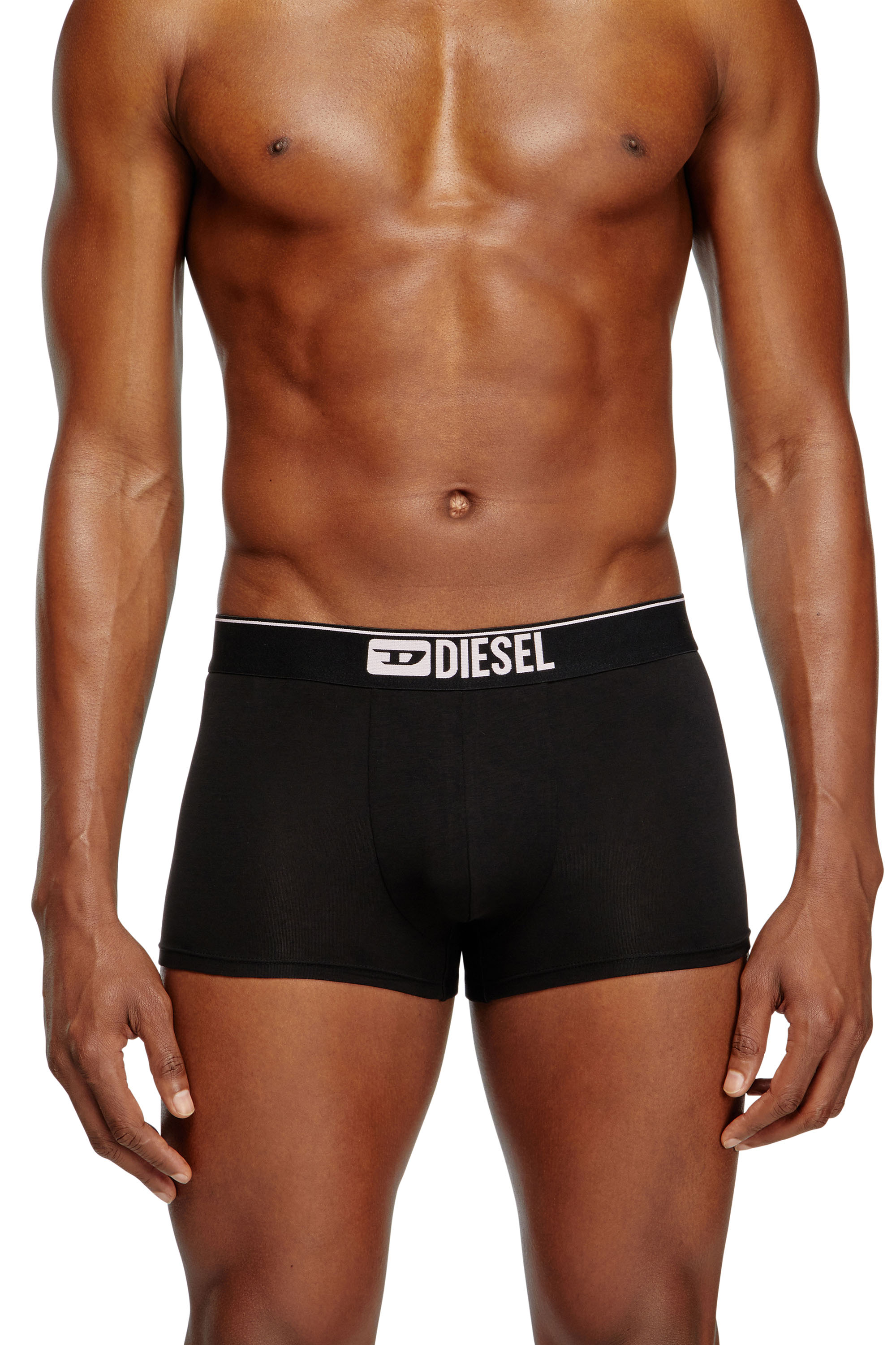 Diesel - UMBX-DAMIENTHREEPACK, Herren Einfarbige Retropants im Dreierpack in Schwarz/Rosa - 2