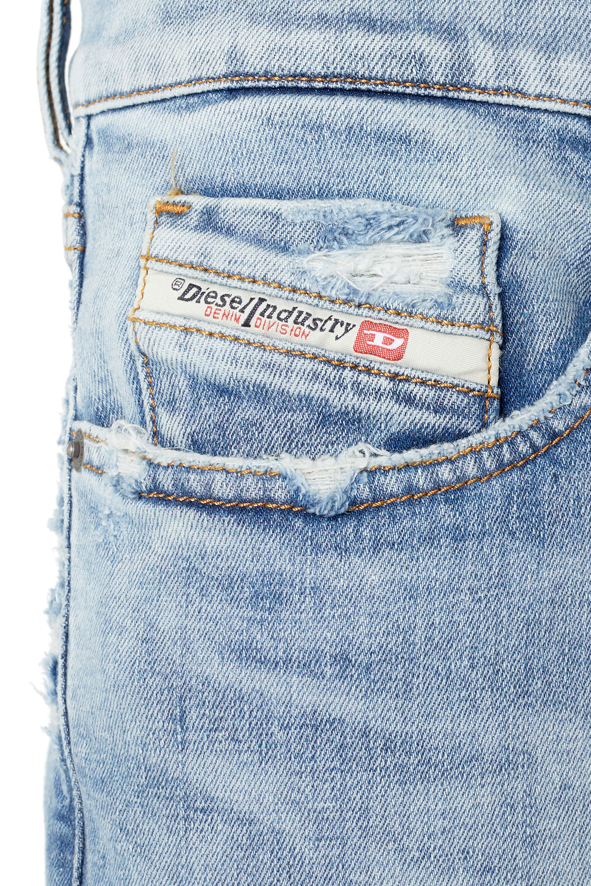 Diesel - Slim Jeans 2019 D-Strukt 09E67, Hellblau - Image 3