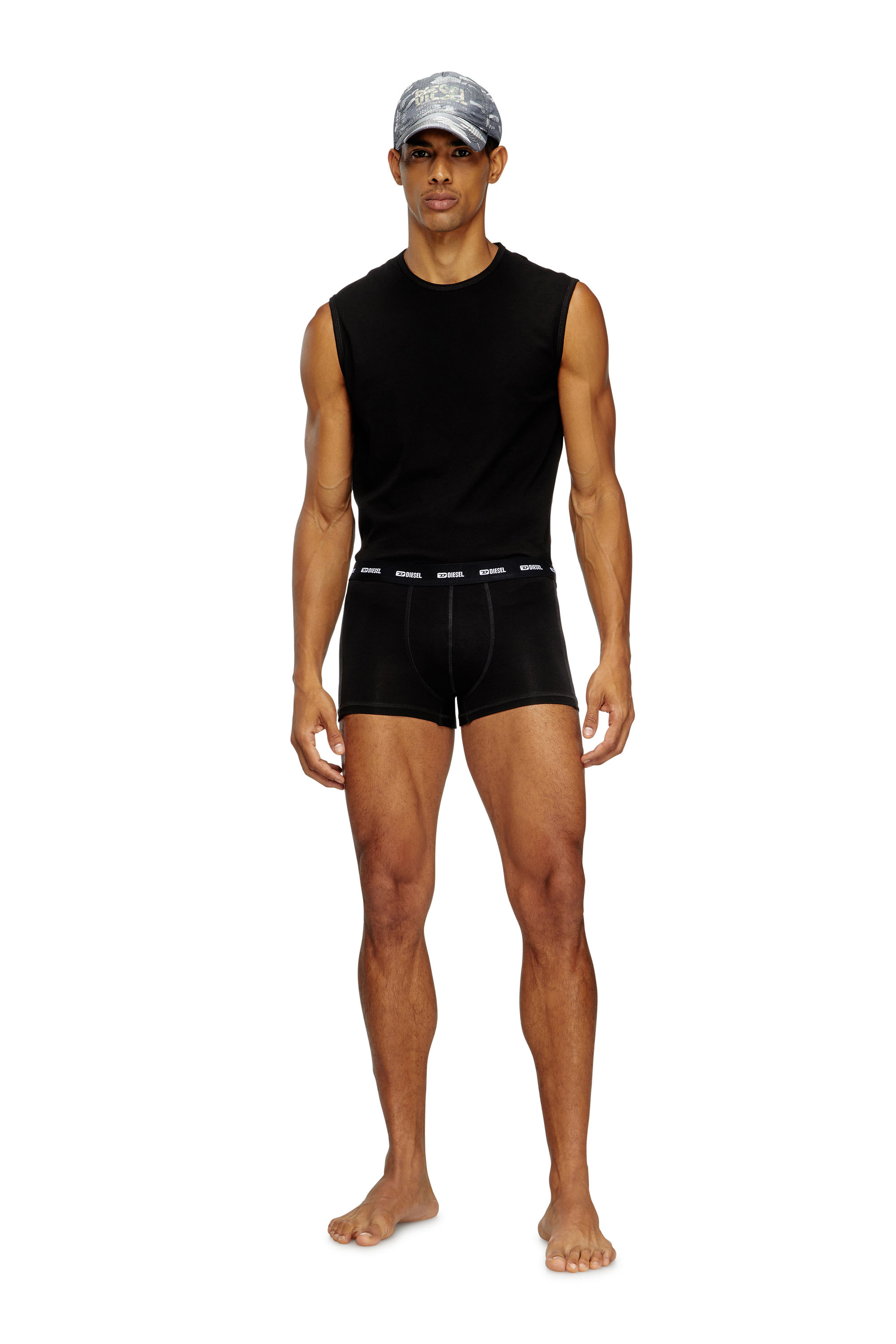 Diesel - TOM-UTLT-2PACK, Herren Tanktop im Zweierpack in Schwarz - 2