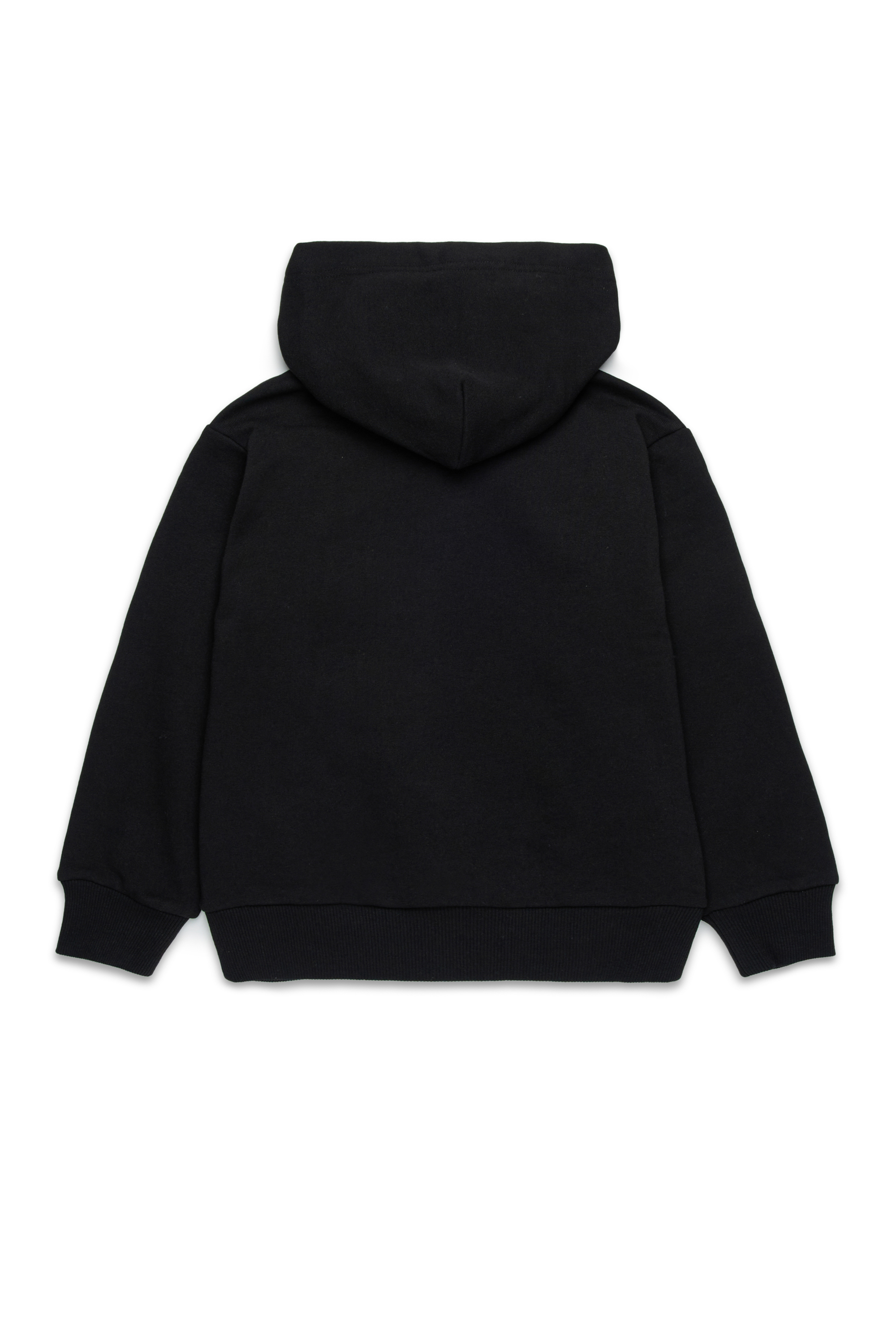 Diesel - SBIGOVALHOOD OVER, Herren Hoodie mit Oval D-Logo-Prägung in Schwarz - 2