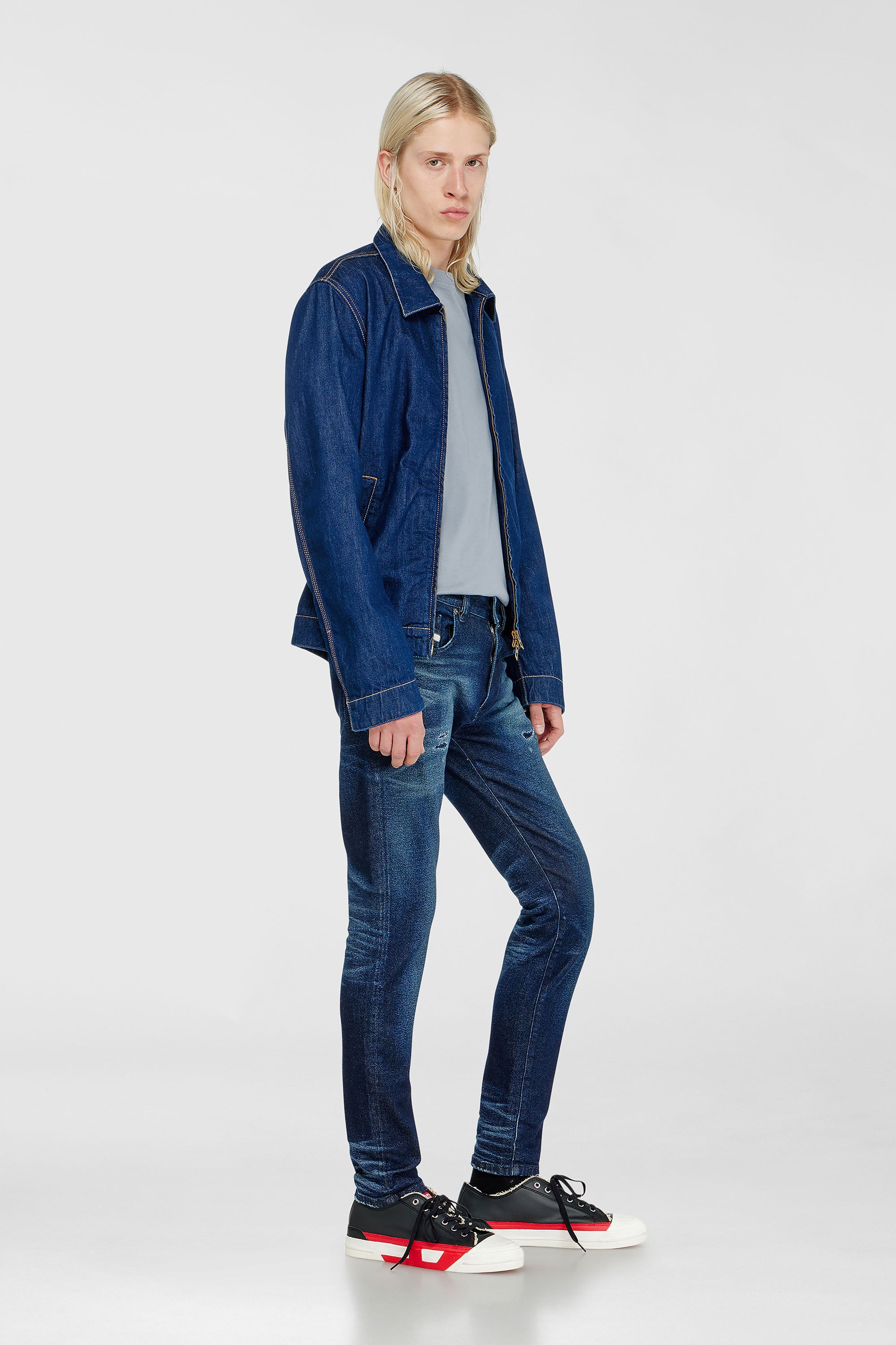 Diesel - Herren Slim Jeans 2019 D-Strukt 0KBBU, Dunkelblau - 2