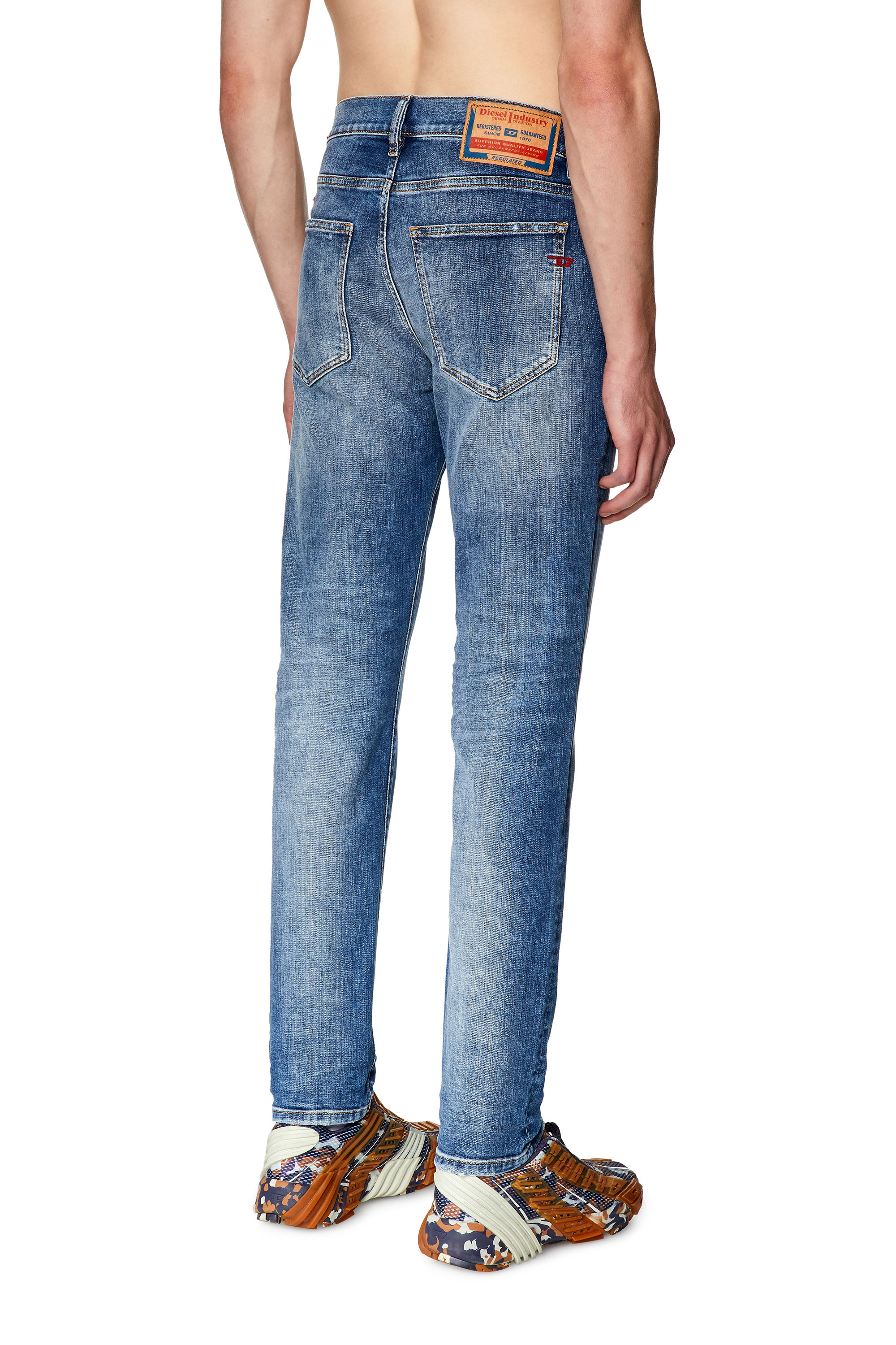 Diesel - Slim Jeans 2019 D-Strukt 09G32, Mittelblau - Image 2