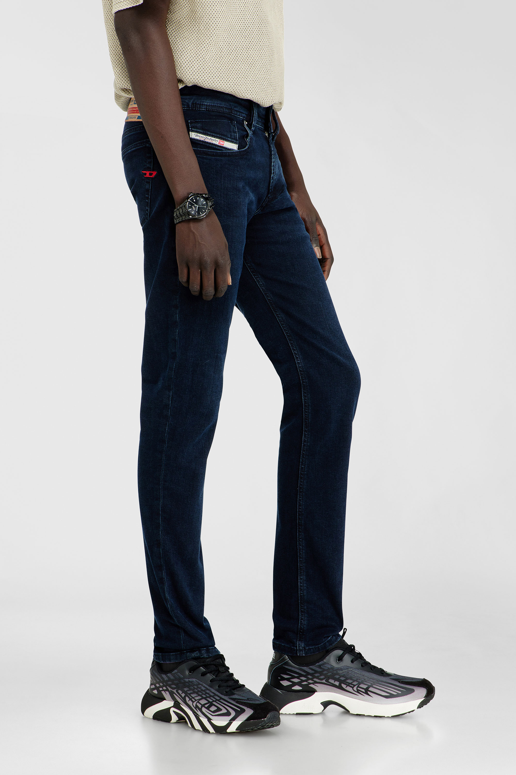 Diesel - Herren Skinny Jeans 1979 Sleenker 0KBBG, Dunkelblau - 7
