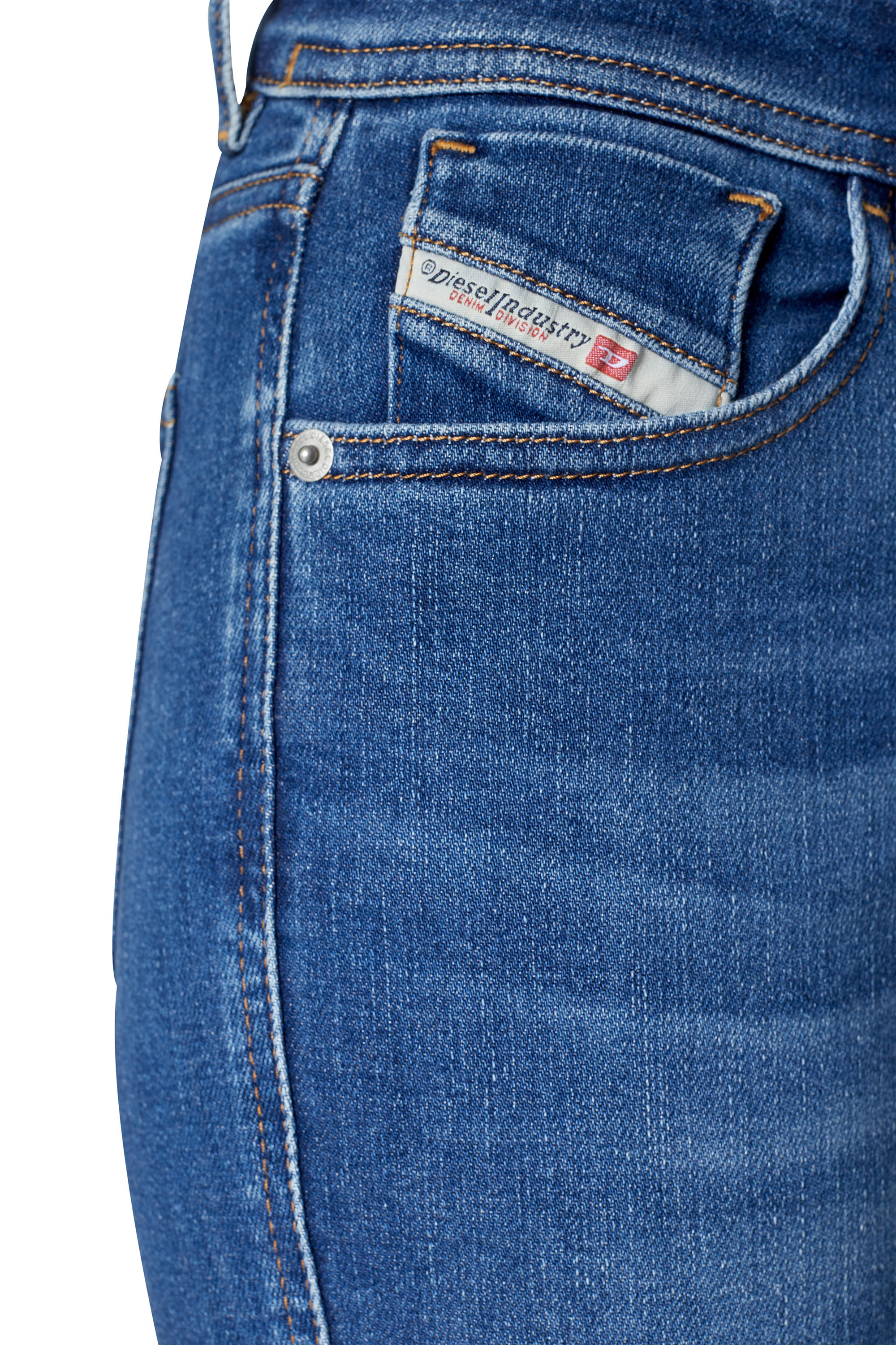 Diesel - Super skinny Jeans 2017 Slandy 09C21, Mittelblau - Image 5