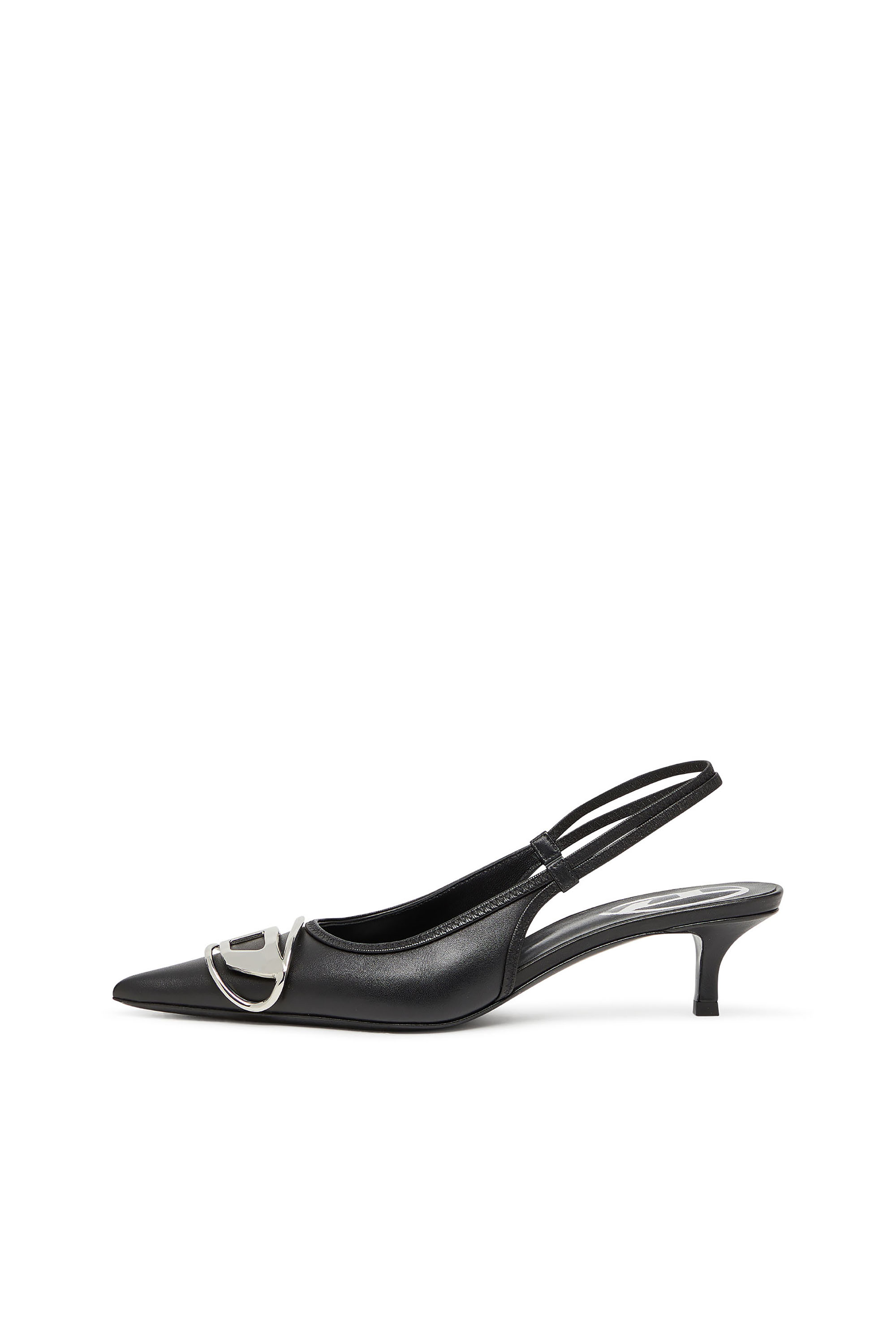 Diesel - D-VENUS SB 40, Damen D-Venus-Slingback-Pumps aus Nappa-Leder in Schwarz - 2
