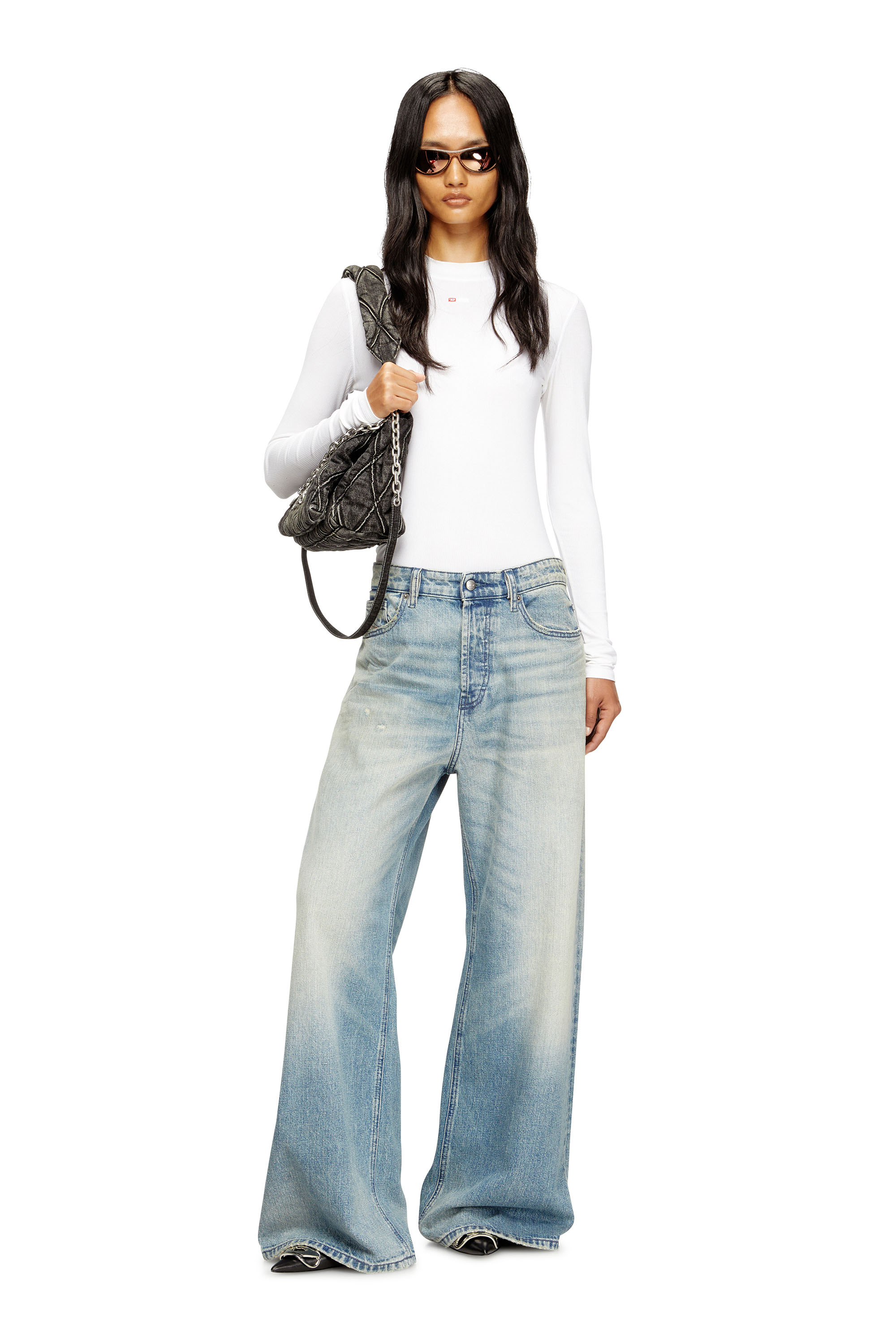 Diesel - Damen Relaxed Jeans 1996 D-Sire 0DBEC, Hellblau - 2