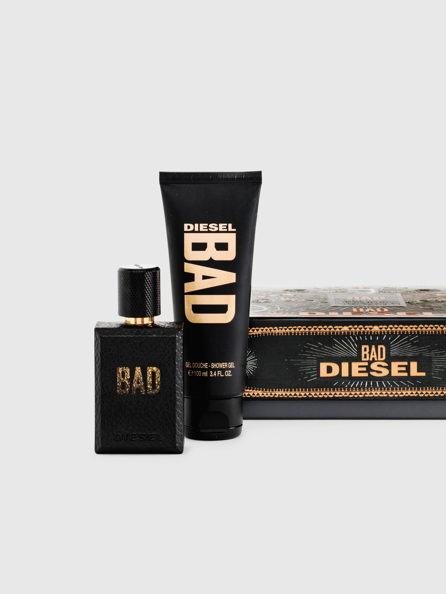 Diesel - BAD 50ML GIFT SET, Herren BAD-Geschenkset in Schwarz - 1