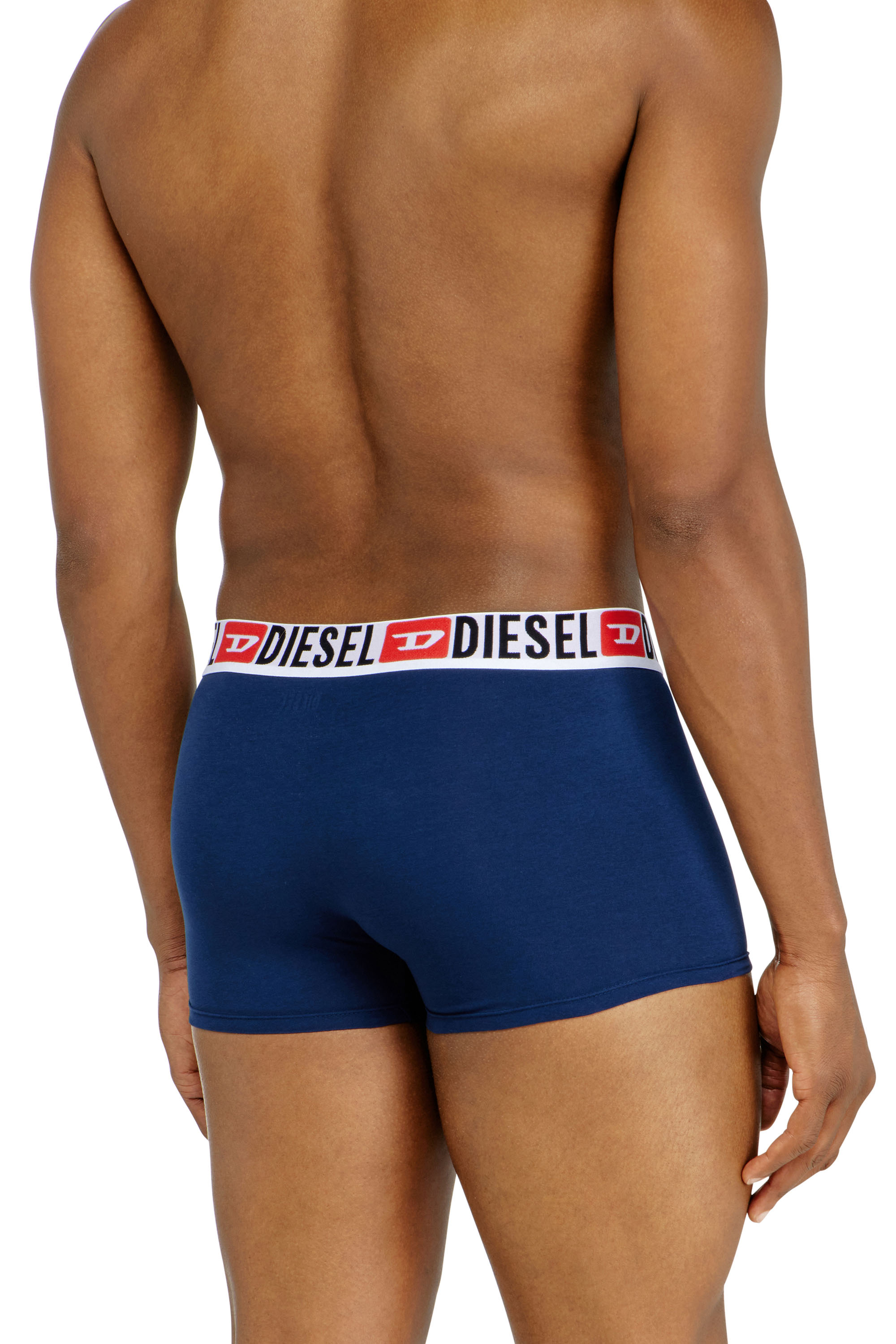 Diesel - UMBX-DAMIENTHREEPACK, Herren Retropants im Dreierpack mit umlaufendem Logo am Bund in Blau/Schwarz - 4