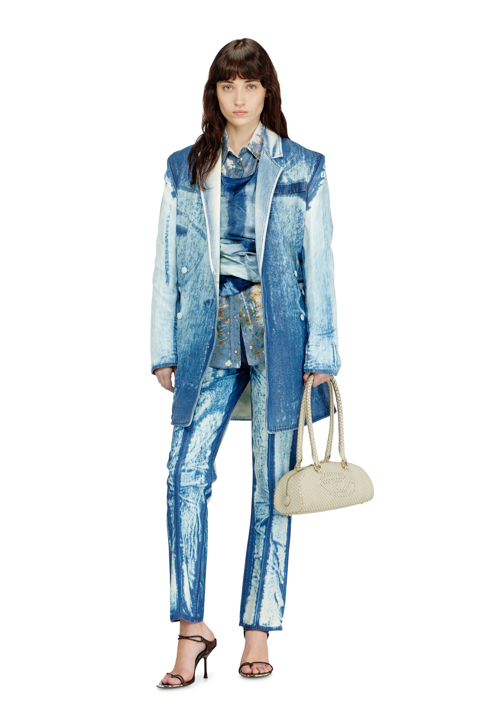 Diesel - Damen Slim Jeans D-LYSAR 068XC, Mittelblau - 2