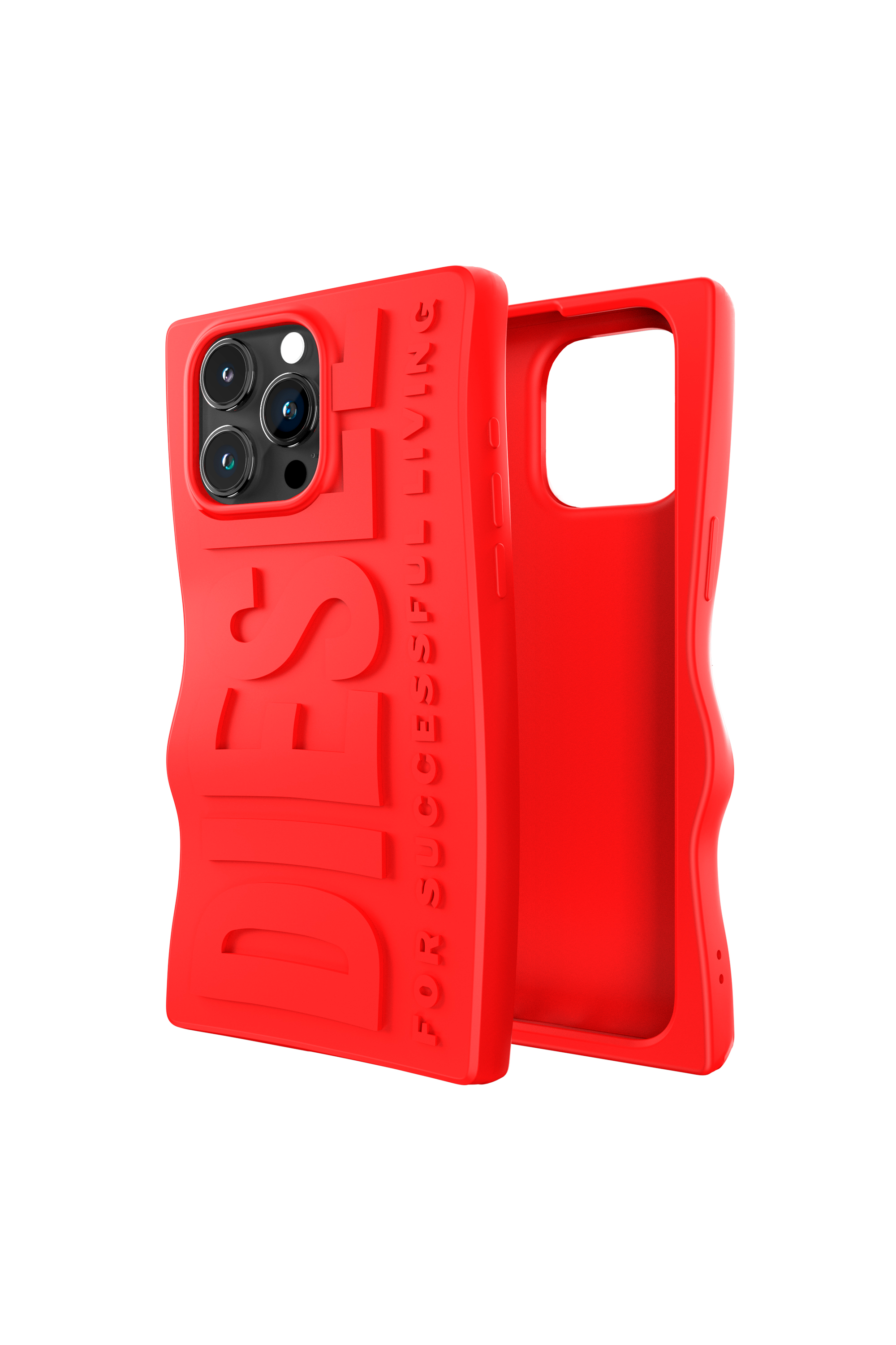 Diesel - 54119 MOULDED CASE, Unisex Case D By iP15 Pro Max in Rot - 1