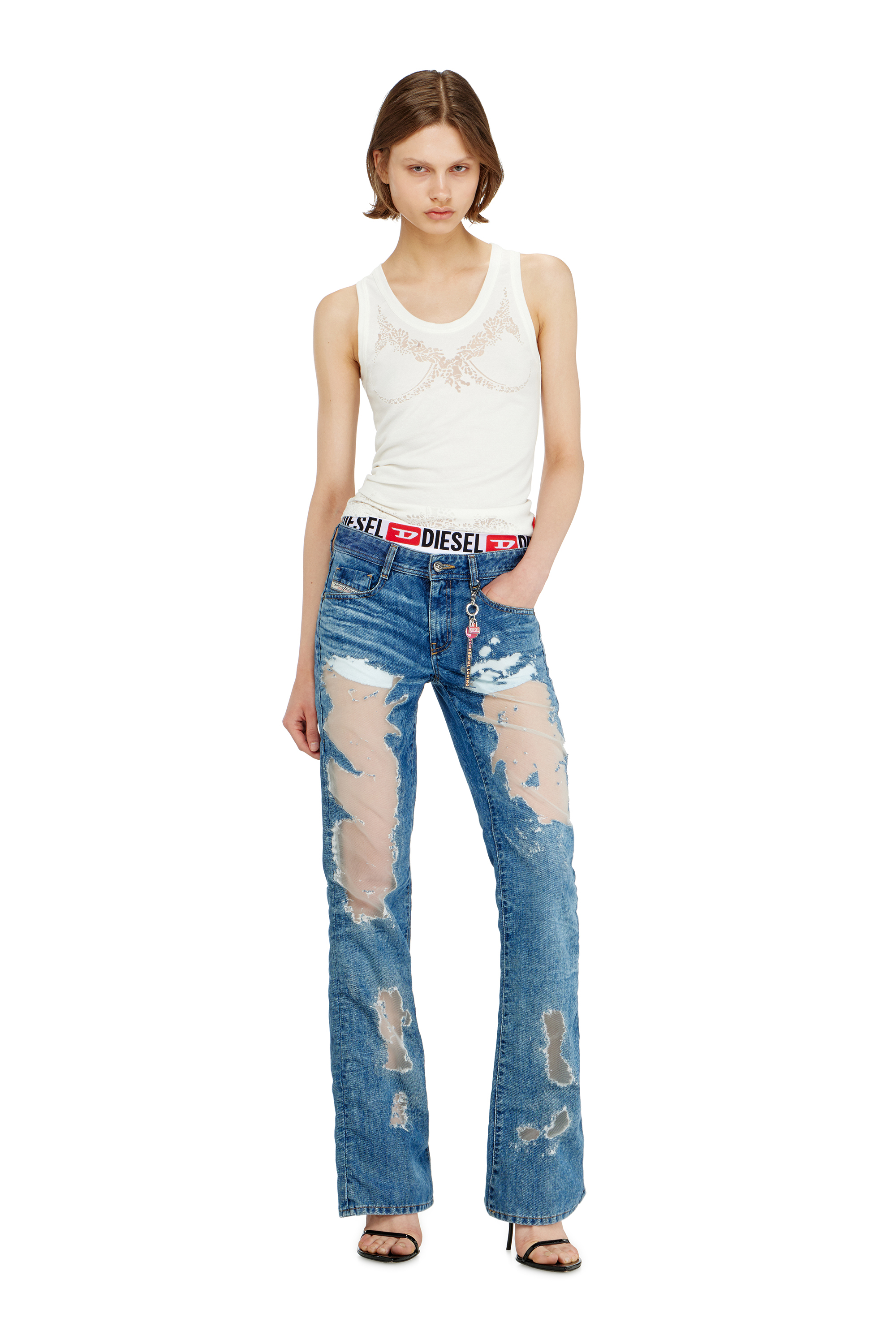 Bootcut Jeans 1969 D-Ebbey 068ZH