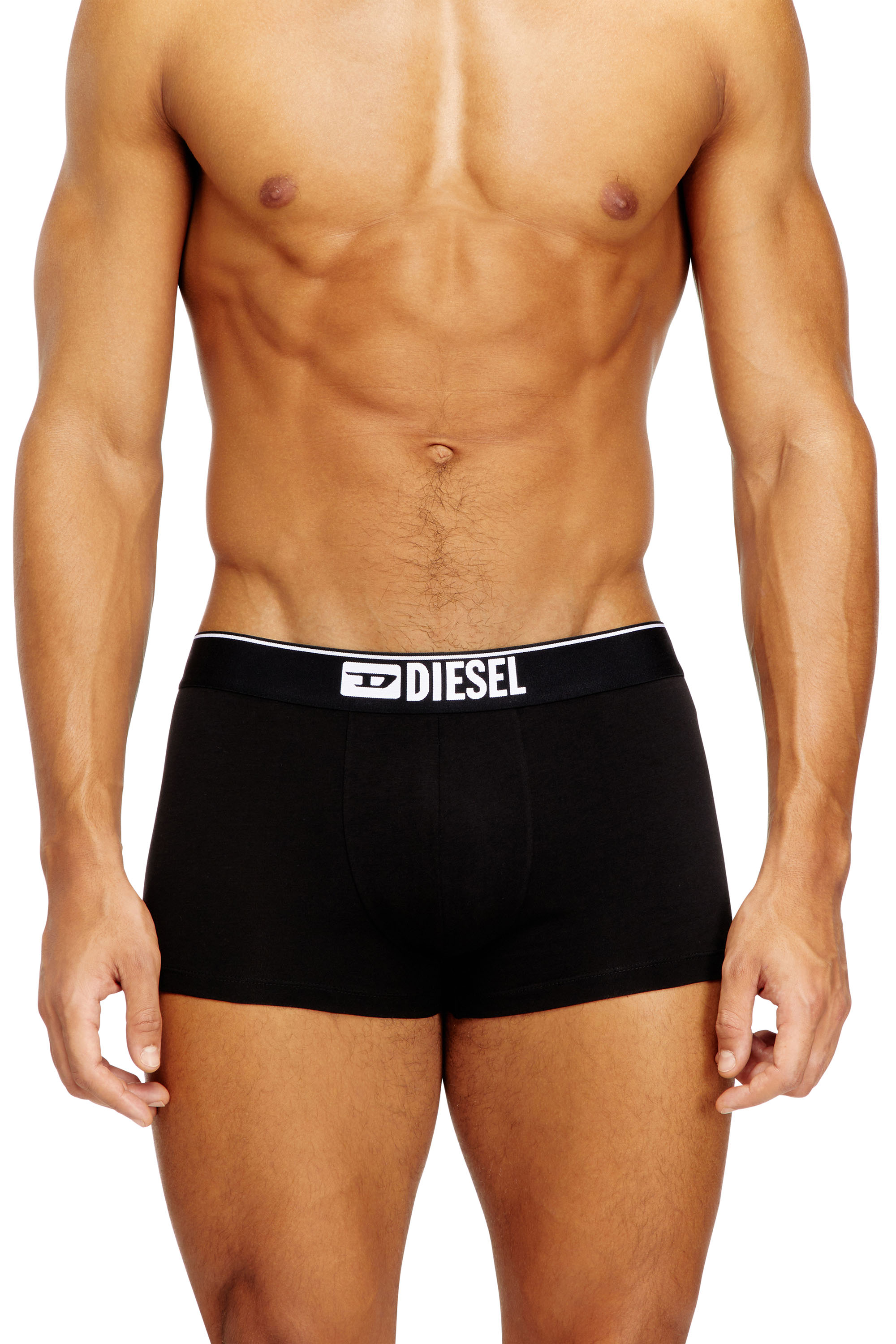 Diesel - DAMIEN-D-BOX-3PACK, Herren 3er-Pack Boxershorts aus Stretch-Baumwolle mit Allover-Print in Schwarz - 2