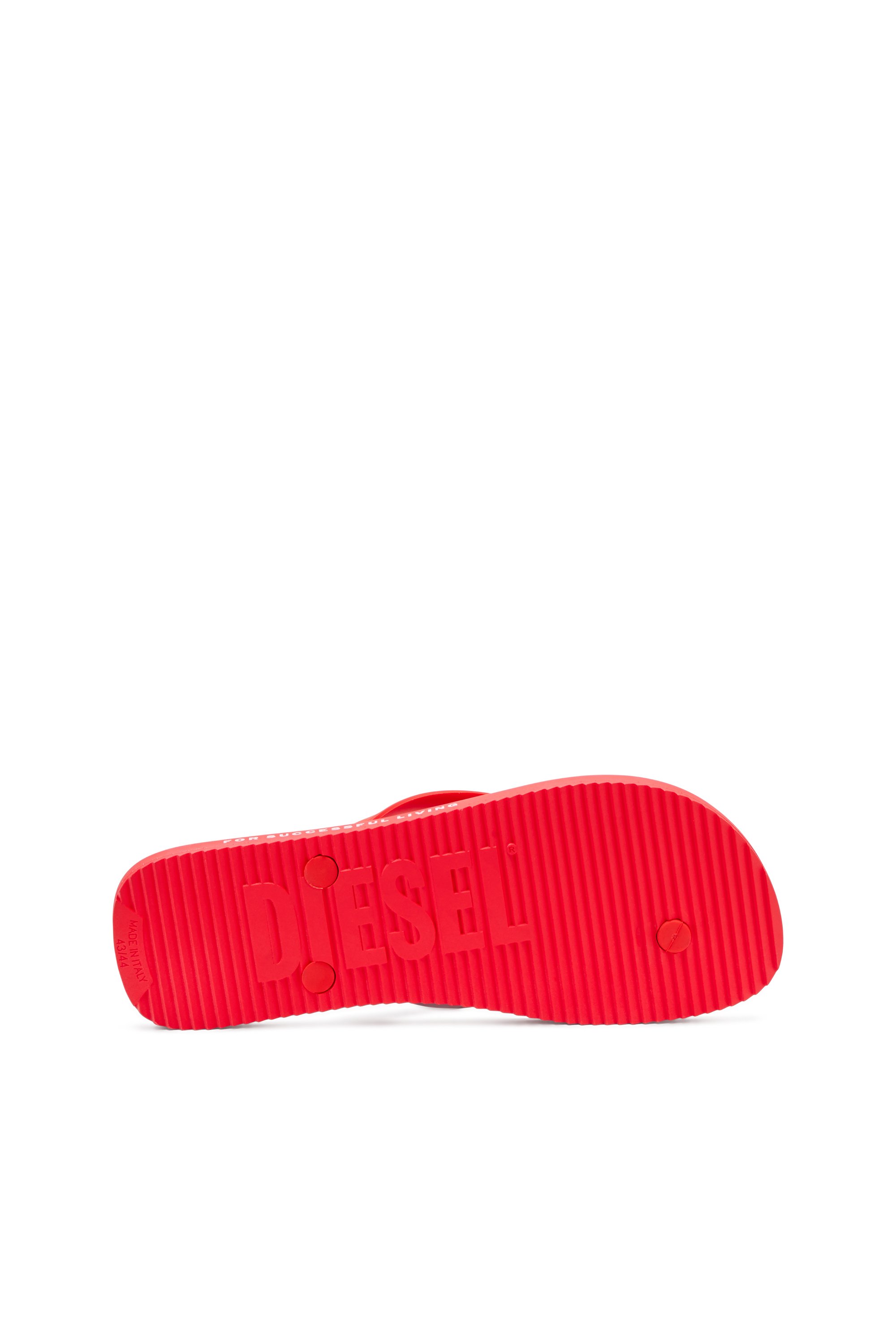 Diesel - SA-RIO W, Damen Sa-Rio-Flip-Flops aus Gummi in Rot - 4