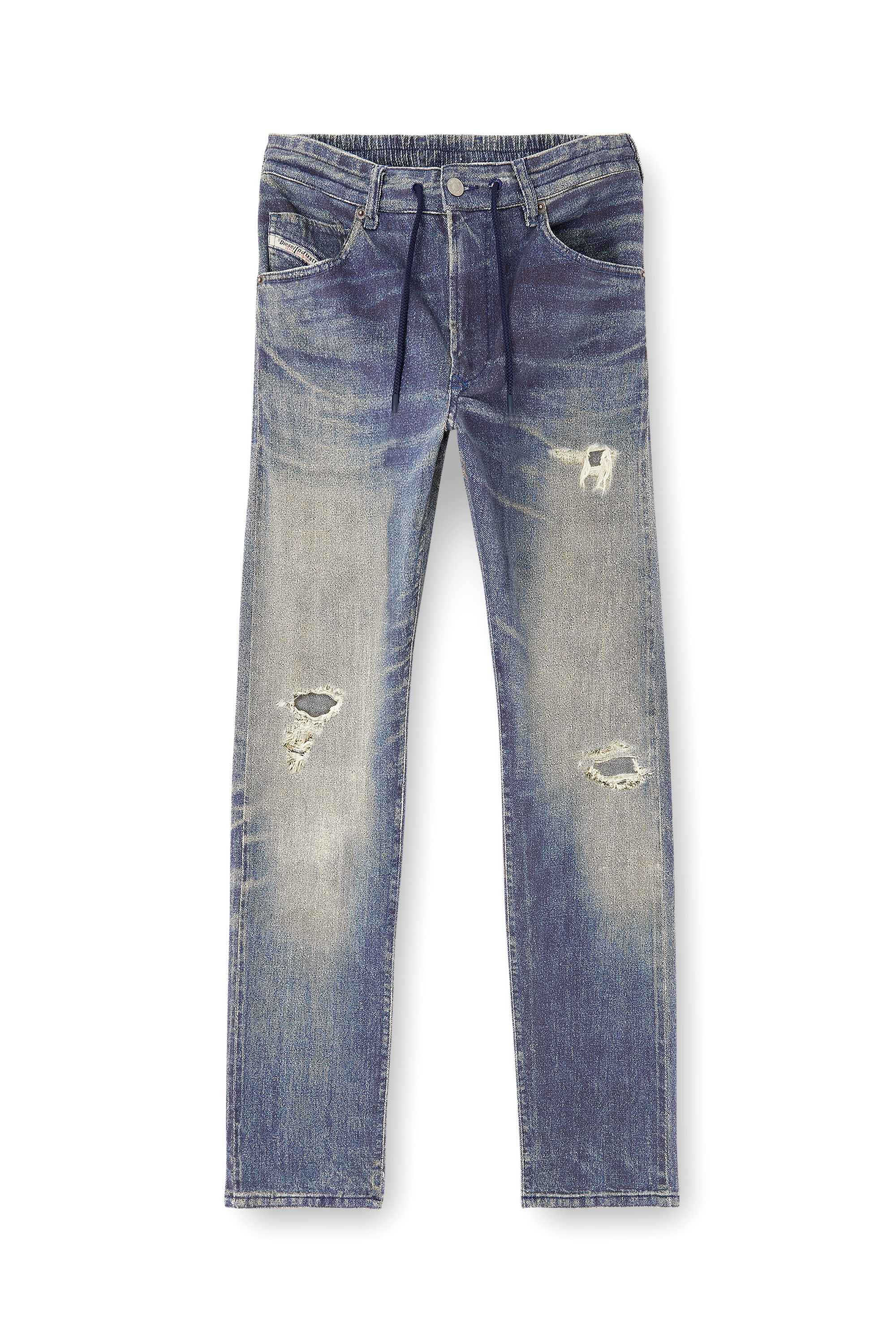 Diesel - Man's Regular 2032 D-Krooley Joggjeans&reg; 068UT, Medium blue - 3
